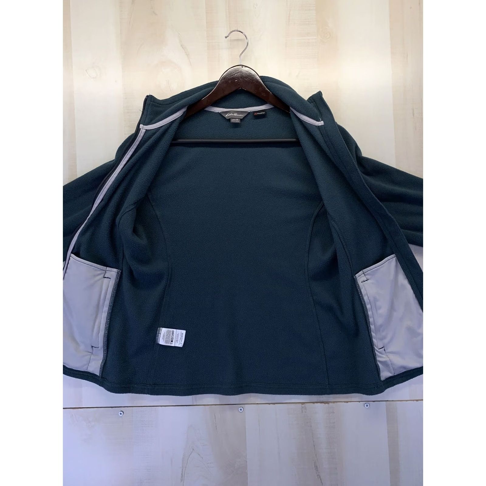 Eddie Bauer VINTAGE Eddie Bauer Polartec Womens Fleece Full Zip Jacket XS Green Blue Regular Sized Womens Jacket Size XS / US 0-2 / IT 36-38 - 5 Thumbnail