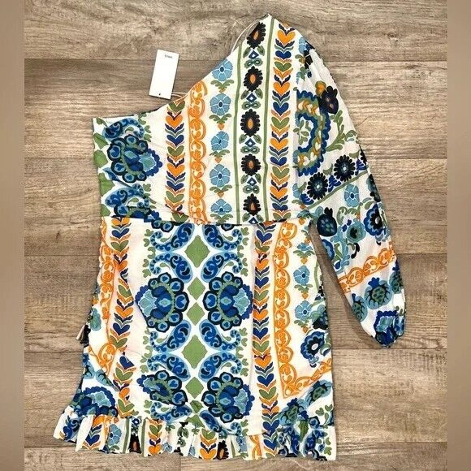 Mango RARE!!! MANGO Flared Hem Short Dress NWT Size L / US 10 / IT 46 - 24 Thumbnail