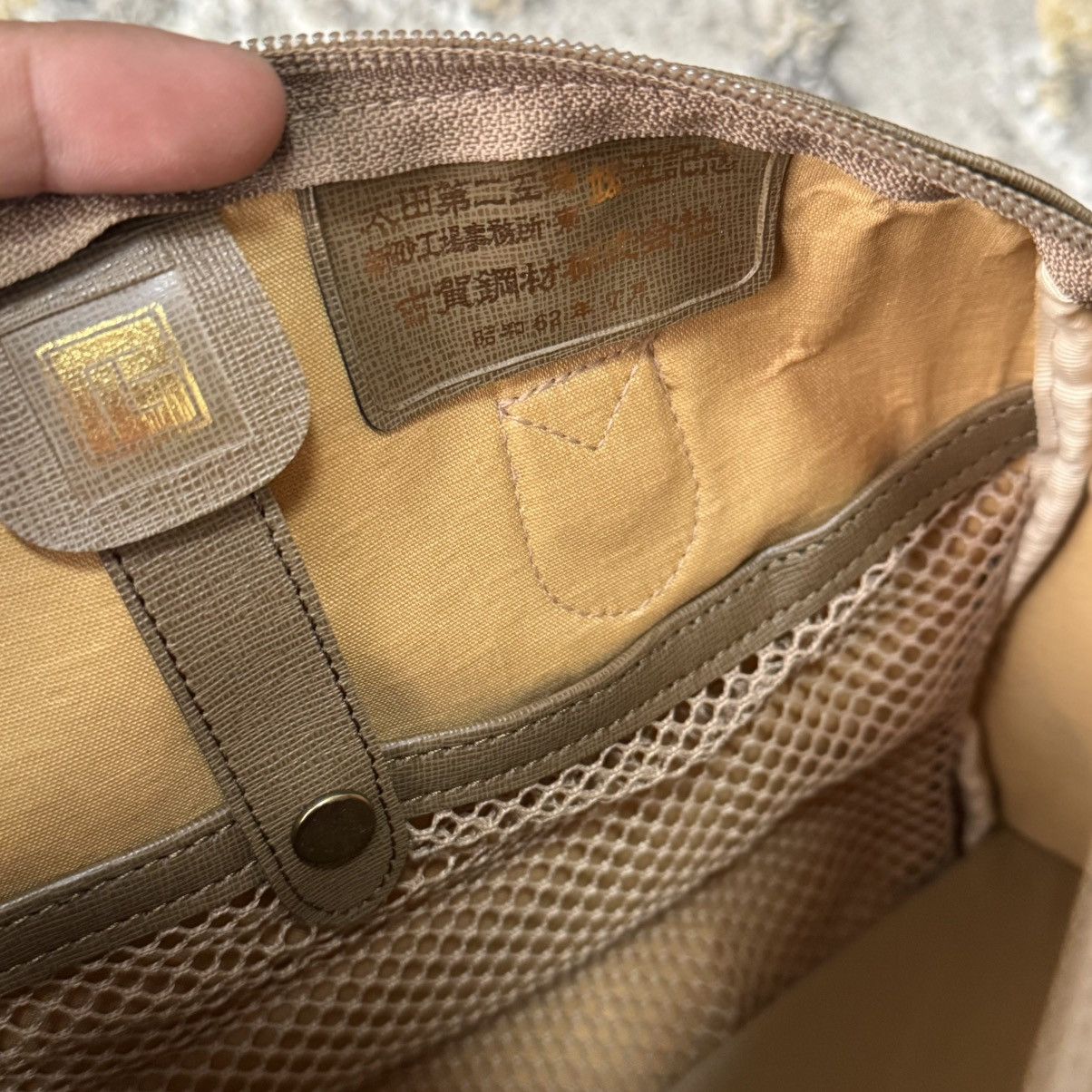 Pierre Balmain Vintage Pierre Balmain Boston Monogram Handbag Size ONE SIZE - 10 Thumbnail