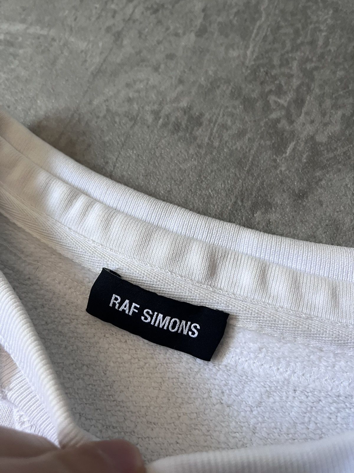 Raf Simons Raf Simons AW 19/20 white polo sweatshirt Size US M / EU 48-50 / 2 - 10 Thumbnail