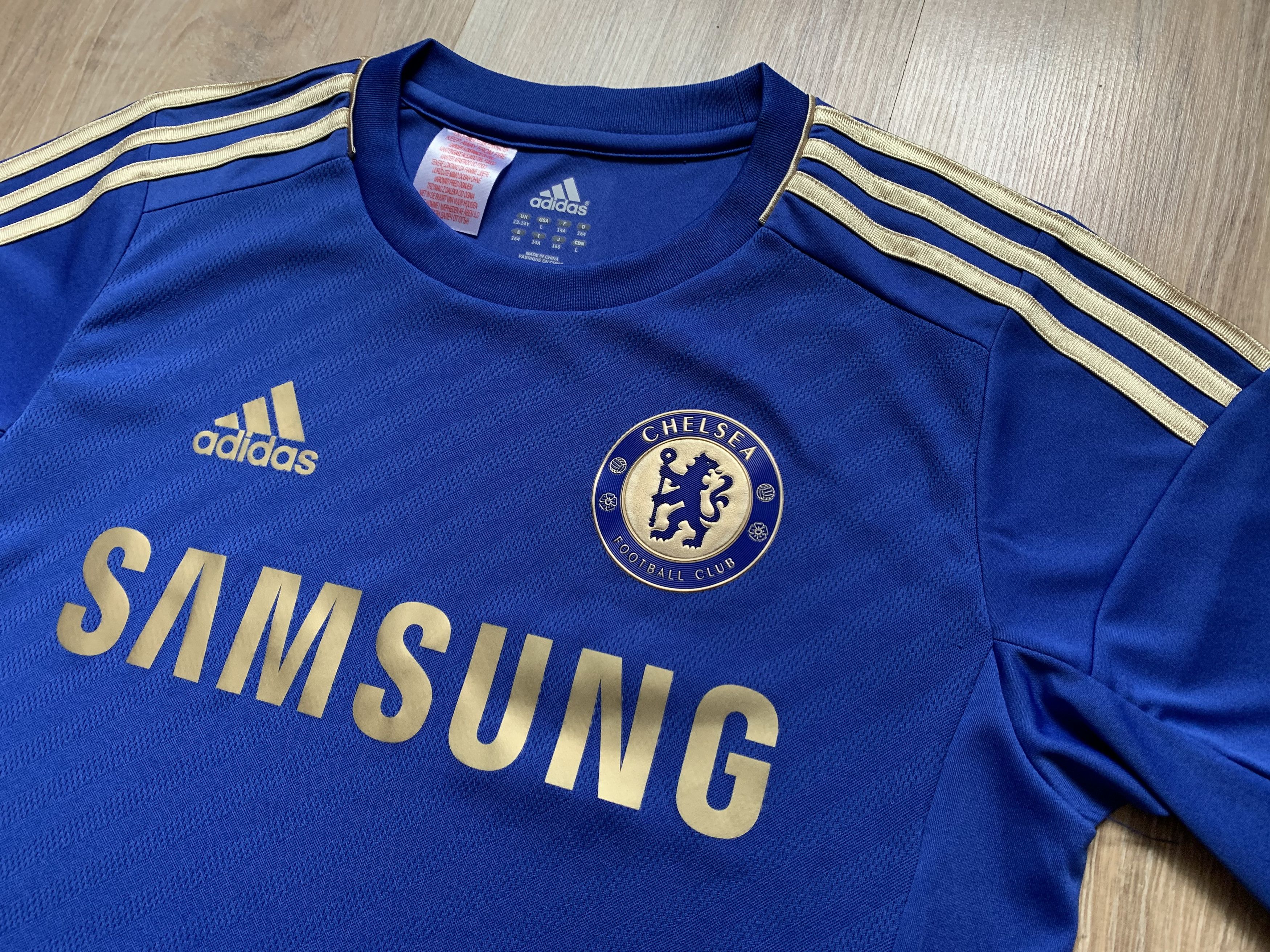 Kids Vintage Adidas Chelsea Football Shirt 2012-2013
