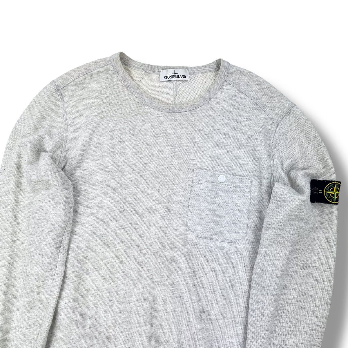 Stone Island Stone Island Light Grey Sweatshirt Size US XL / EU 56 / 4 - 1 Thumbnail