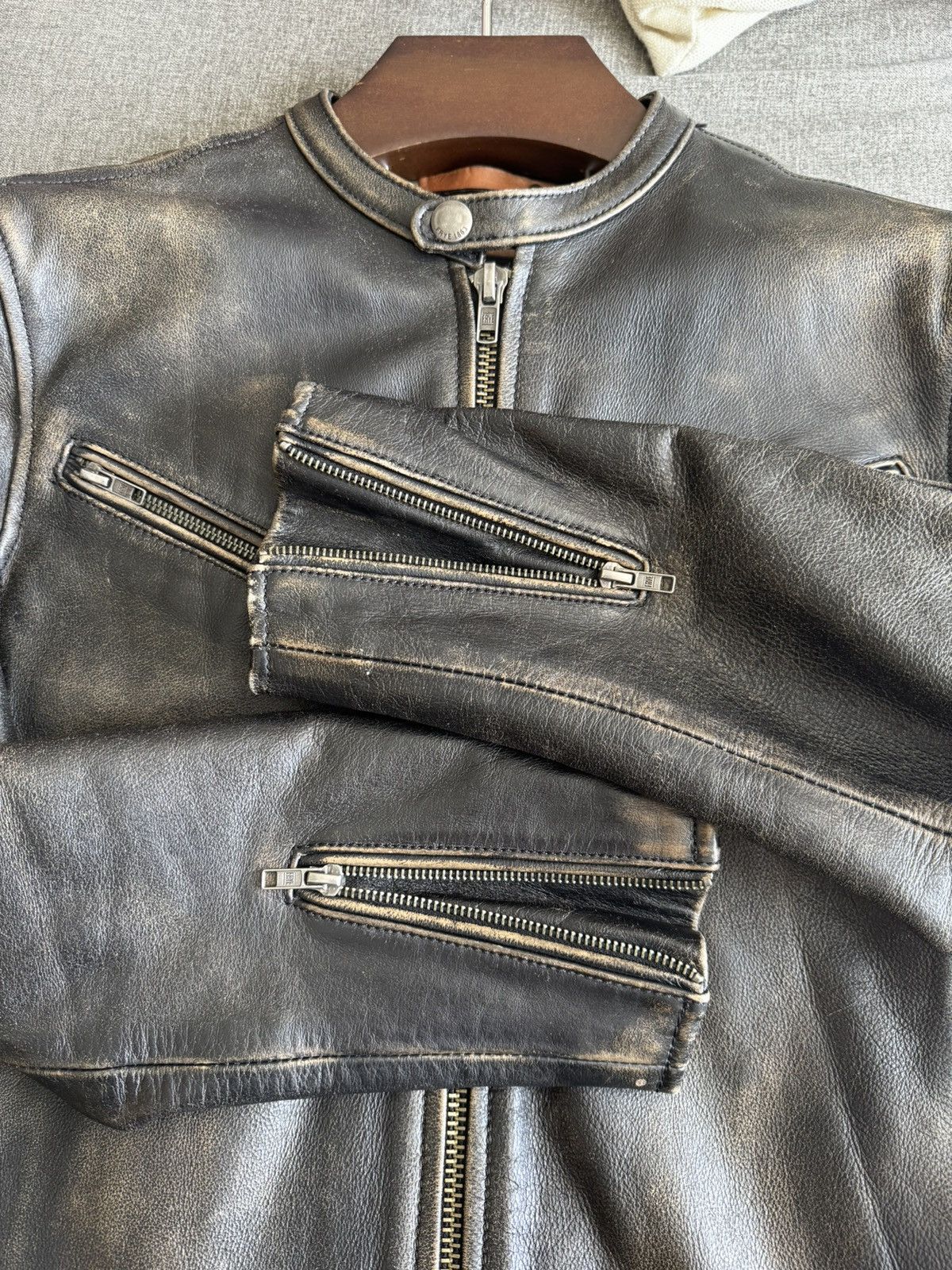Frye Frye Leather Jacket Size US S / EU 44-46 / 1 - 3 Thumbnail