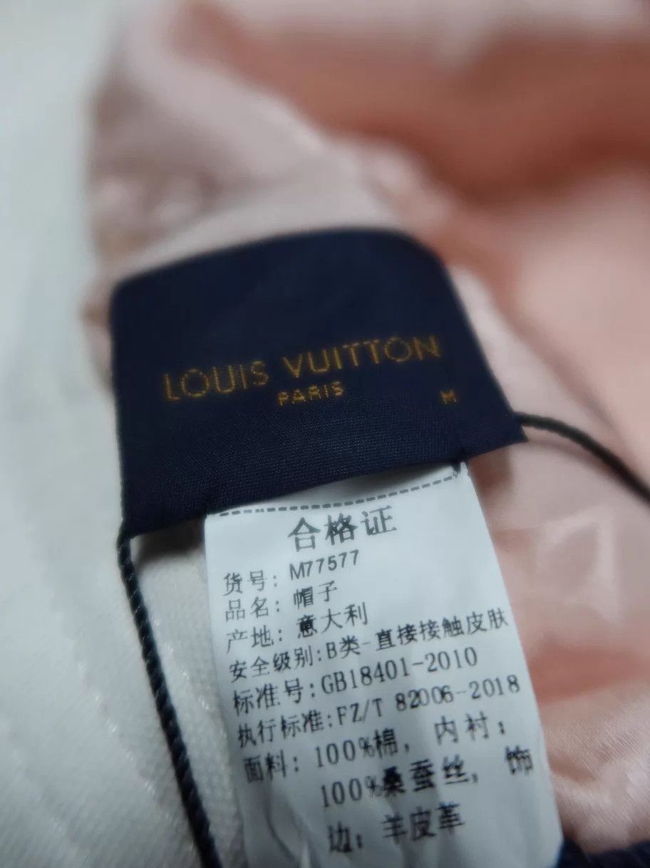 Louis Vuitton LOUIS VUITTON Women's Pink Cotton Bucket Hat M Size ONE SIZE - 4 Thumbnail