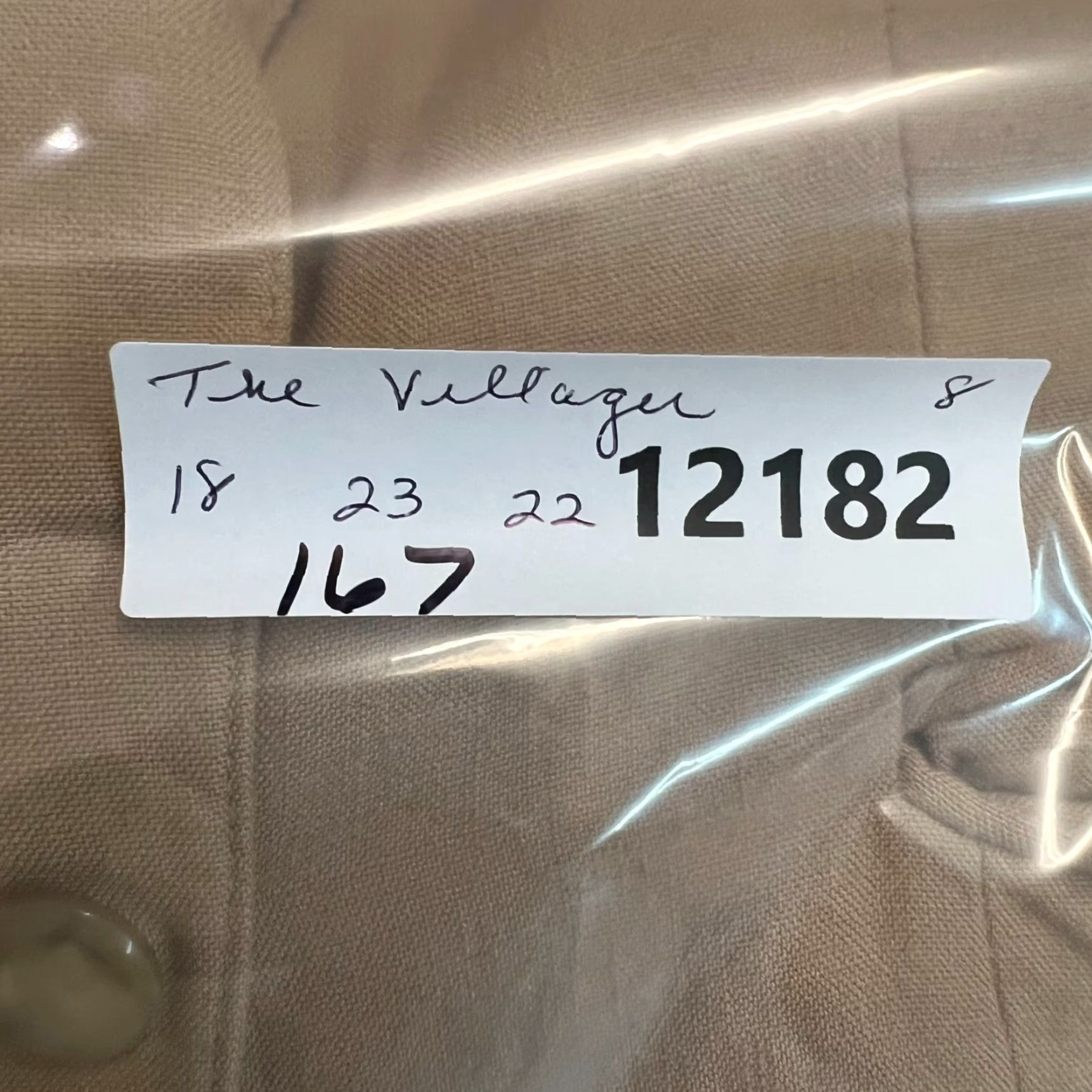 Vintage VINTAGE Villager Blazer Women Size 8 Tan Linen Blend Single-Breasted Notch Lapel Lightweight Lined 70s Womens Size M / US 6-8 / IT 42-44 - 8 Thumbnail