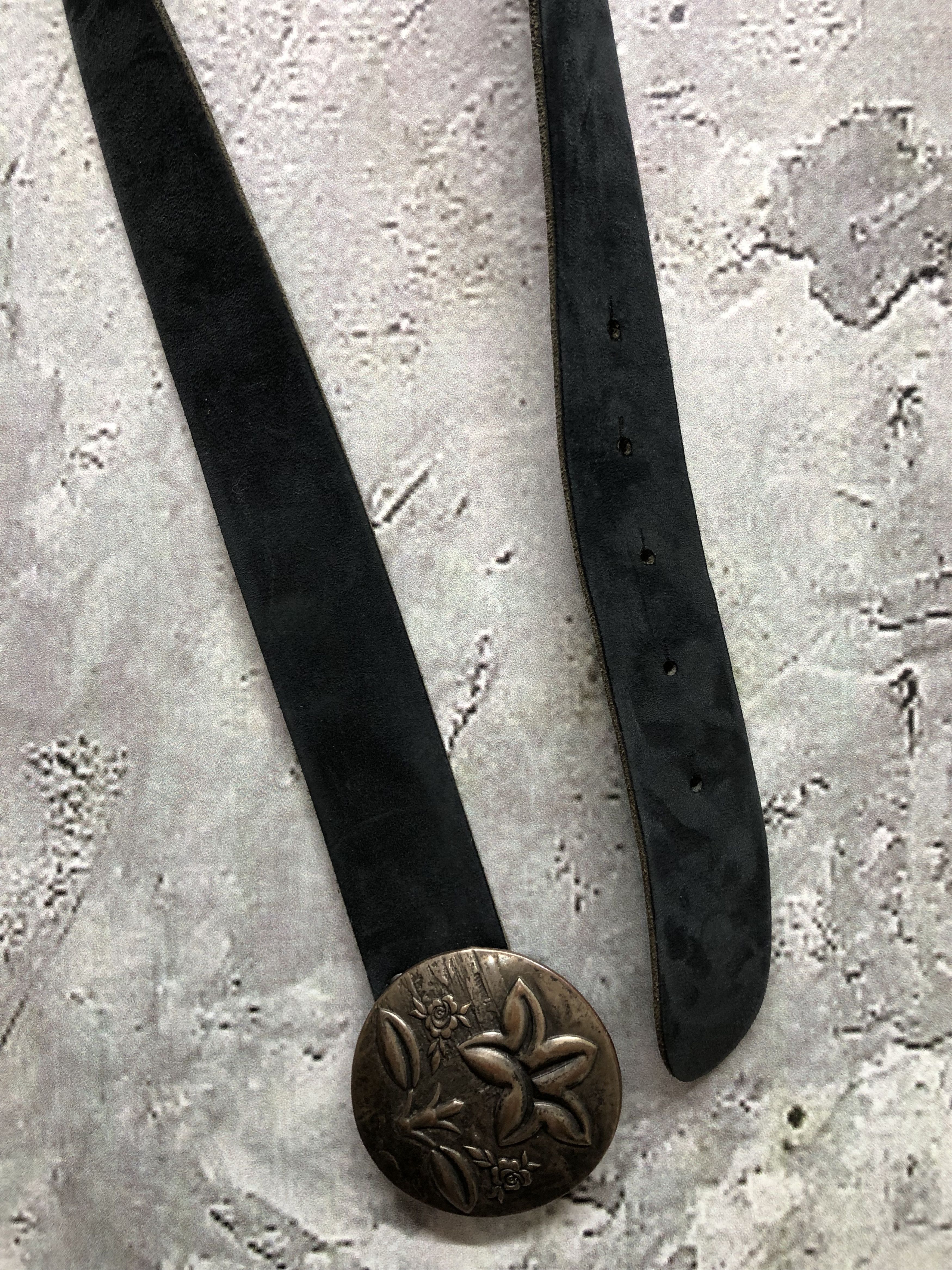 Vintage Vintage Leather Belt Size ONE SIZE - 2 Thumbnail