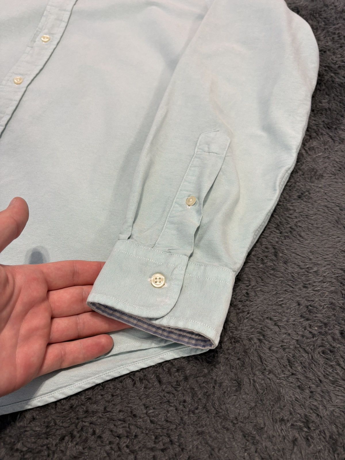 Polo Ralph Lauren Polo Ralph Lauren Basic Mint Green Classic Shirt Size US M / EU 48-50 / 2 - 5 Thumbnail