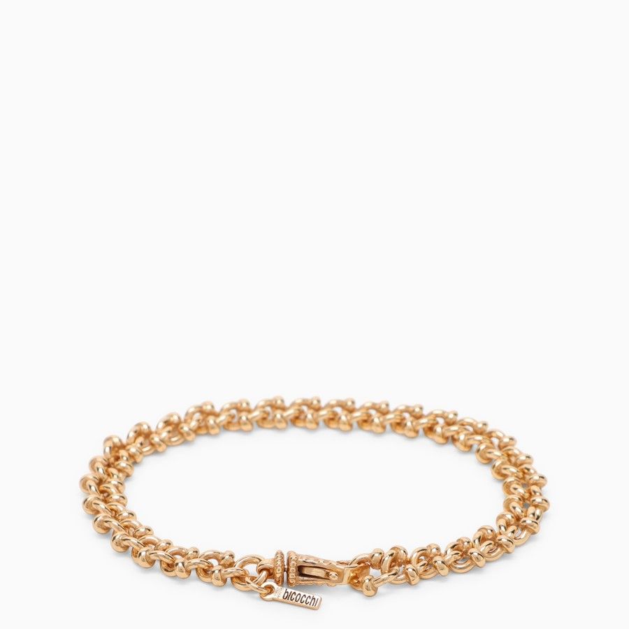 Emanuele Bicocchi o1d2blof0225 Size: M / Knots Bracelet in Gold Size ONE SIZE - 3 Thumbnail