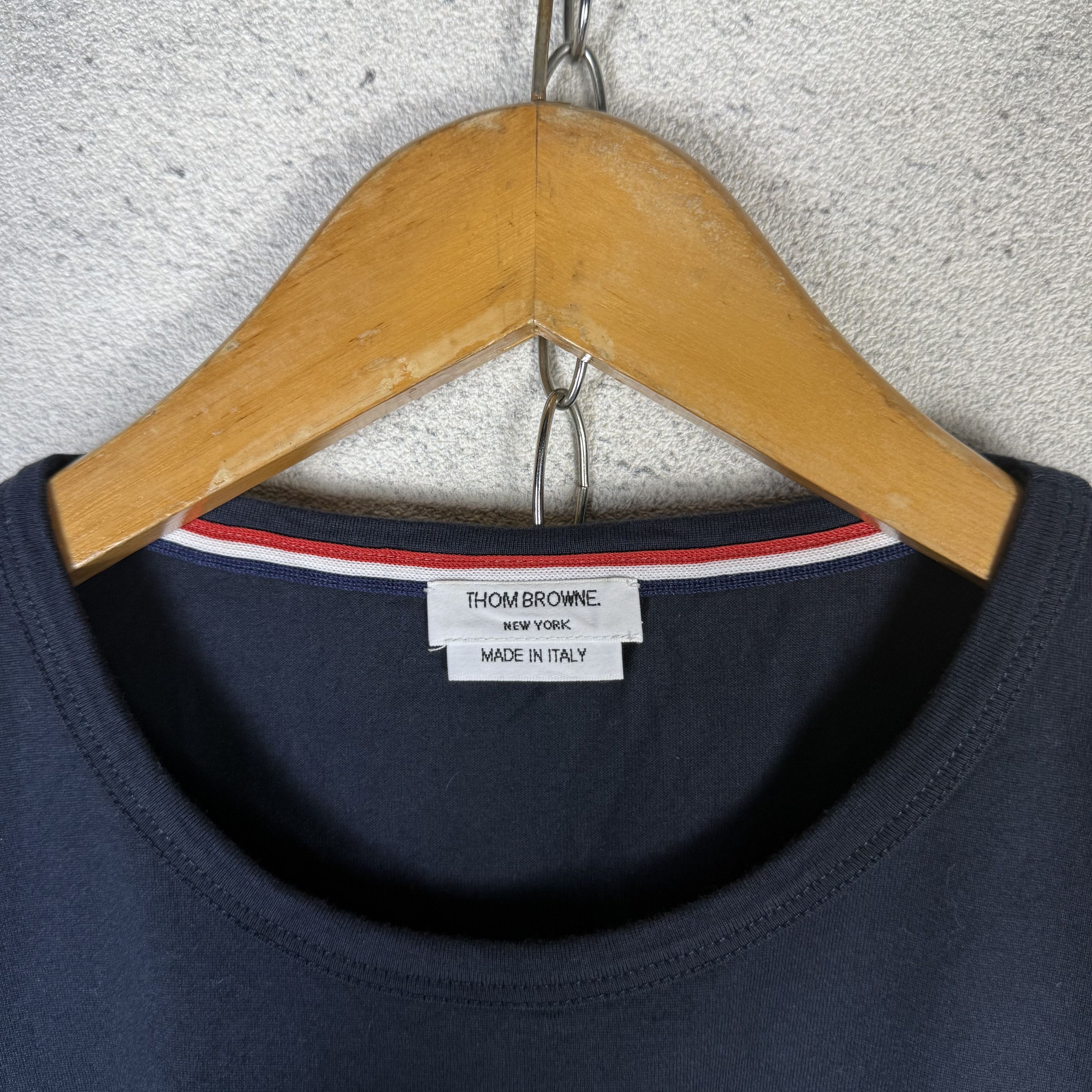 Thom Browne Thom Browne Navy Tshirt Size US M / EU 48-50 / 2 - 4 Thumbnail