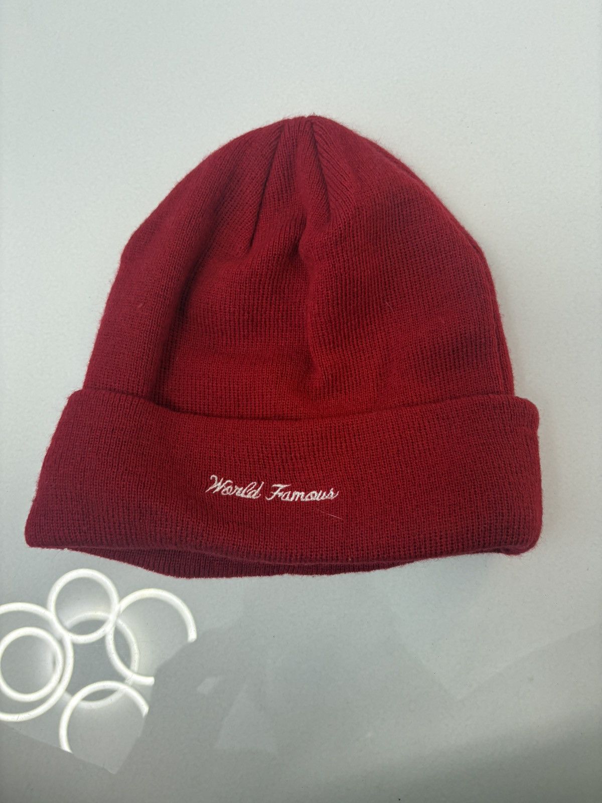 Supreme Red supreme bandanna beanie Size ONE SIZE - 2 Thumbnail