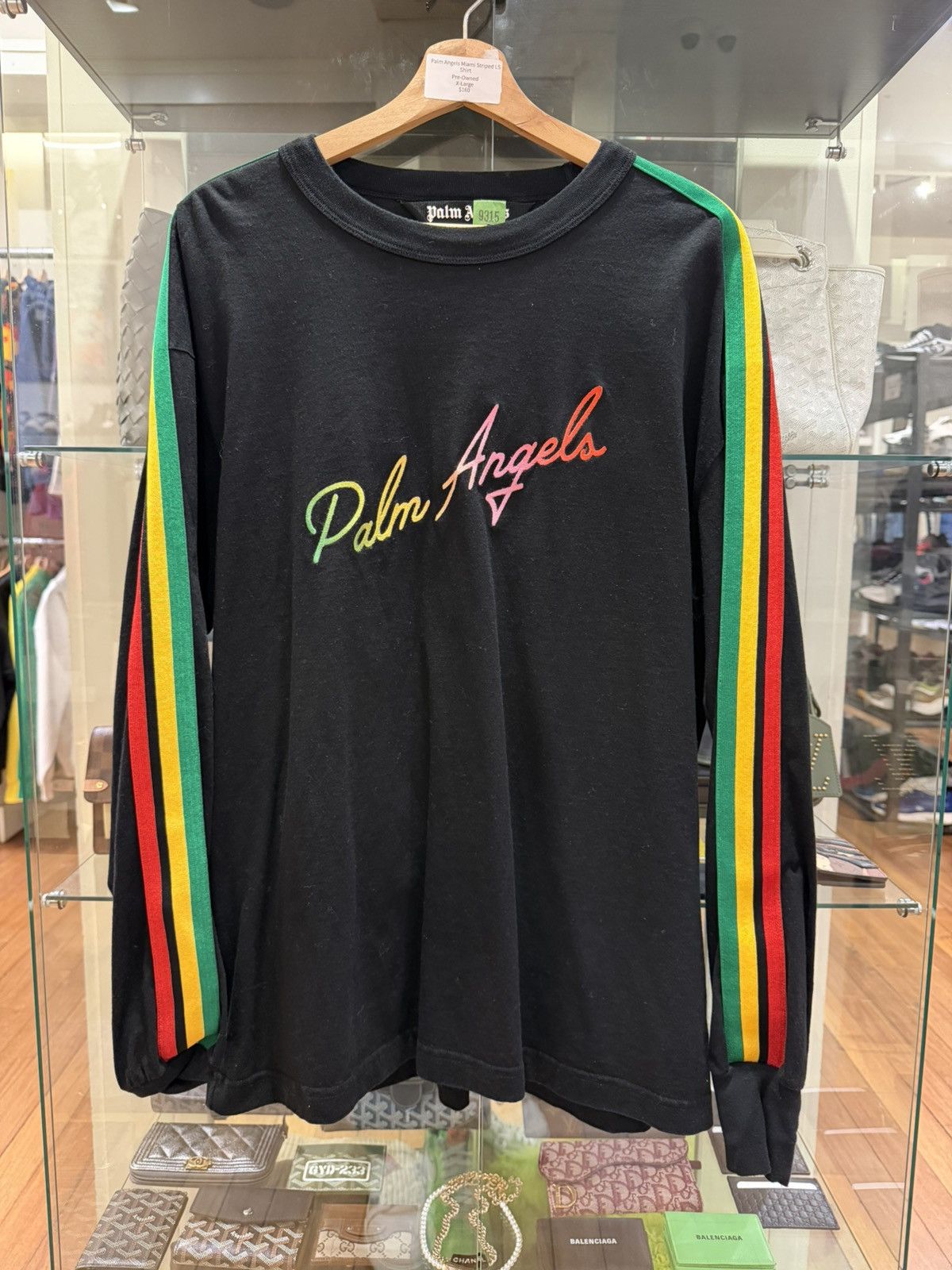 Palm Angels Palm Angela Miami Striped Longsleeve Size US XL / EU 56 / 4 - 1 Thumbnail