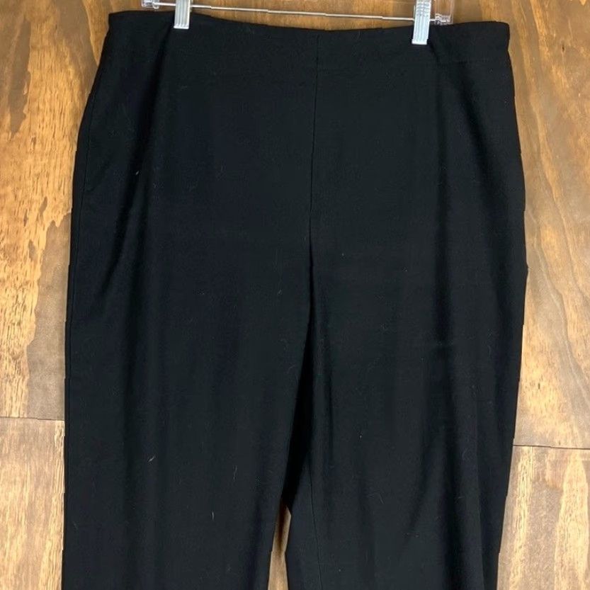 Talbots Talbots Womens Pants Black Hollywood High Rise Pull On Side Zip Stretch 16 Pants Size 25" / US 0 / IT 36 - 2 Thumbnail