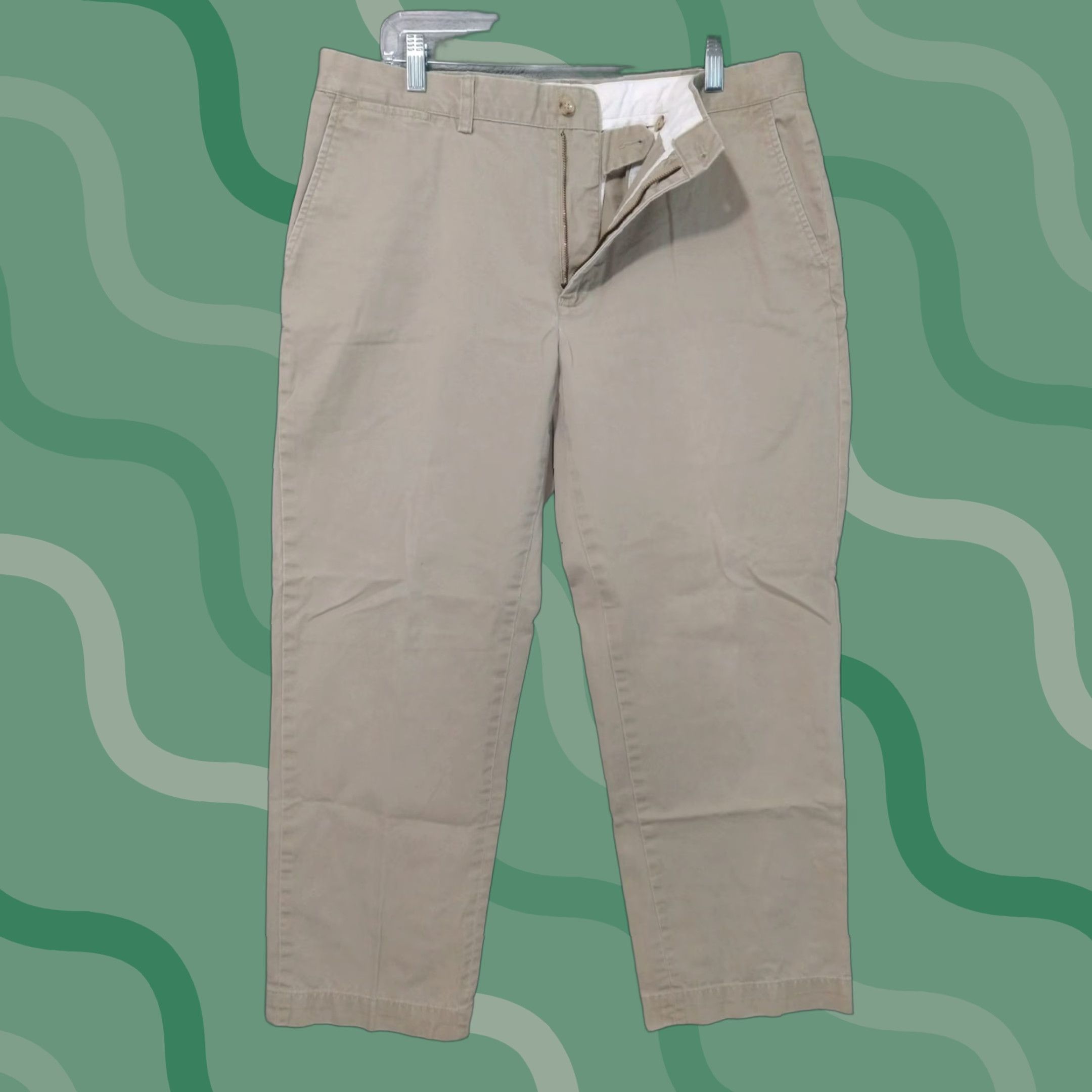 Polo Ralph Lauren Polo Ralph Lauren Pants Mens 36x30 Beige Chino Preston Flat Front Mid Rise Slim Tapered Regular Size 36 Beige Polo Ralph Lauren Pants Mens 36x30 Size US M / EU 48-50 / 2 - 1 Thumbnail