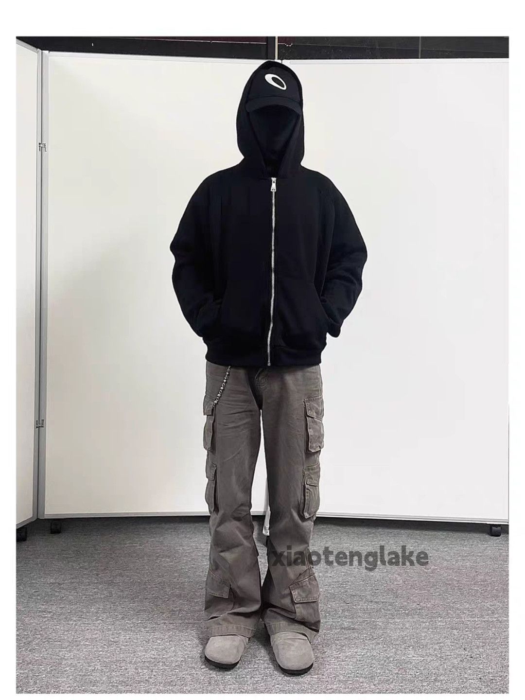 Designer × Japanese Brand × Vintage washed faded loose outdoor skate flared cargo pants Size US 32 / EU 48 - 3 Thumbnail