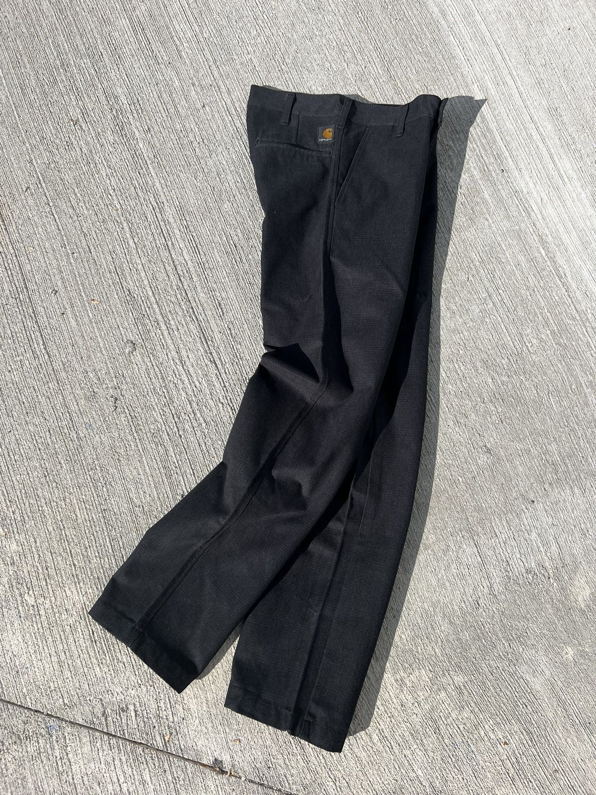 Carhartt × Vintage Vintage Carhartt Pants Plaided Black Size US 28 / EU 44 - 2 Thumbnail