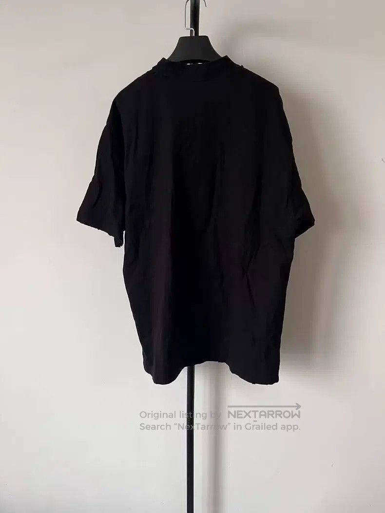 Balenciaga Balenciaga Letter Vinyl Print Round Neck Short Sleeve T-Sh Size US M / EU 48-50 / 2 - 2 Thumbnail