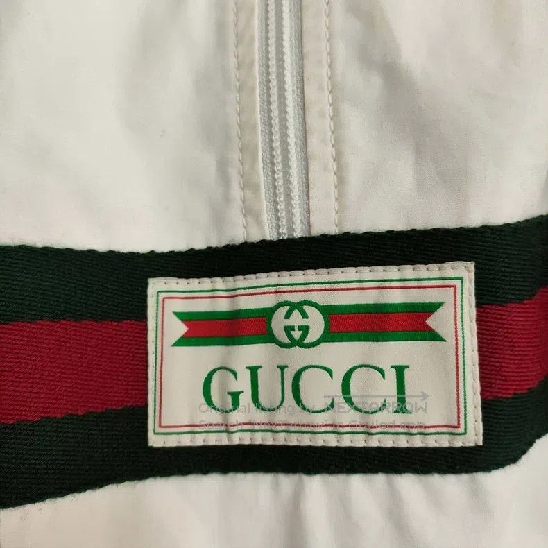 Gucci Gucci Canvas half-zipper pullover sweatshirt Size US L / EU 52-54 / 3 - 3 Thumbnail