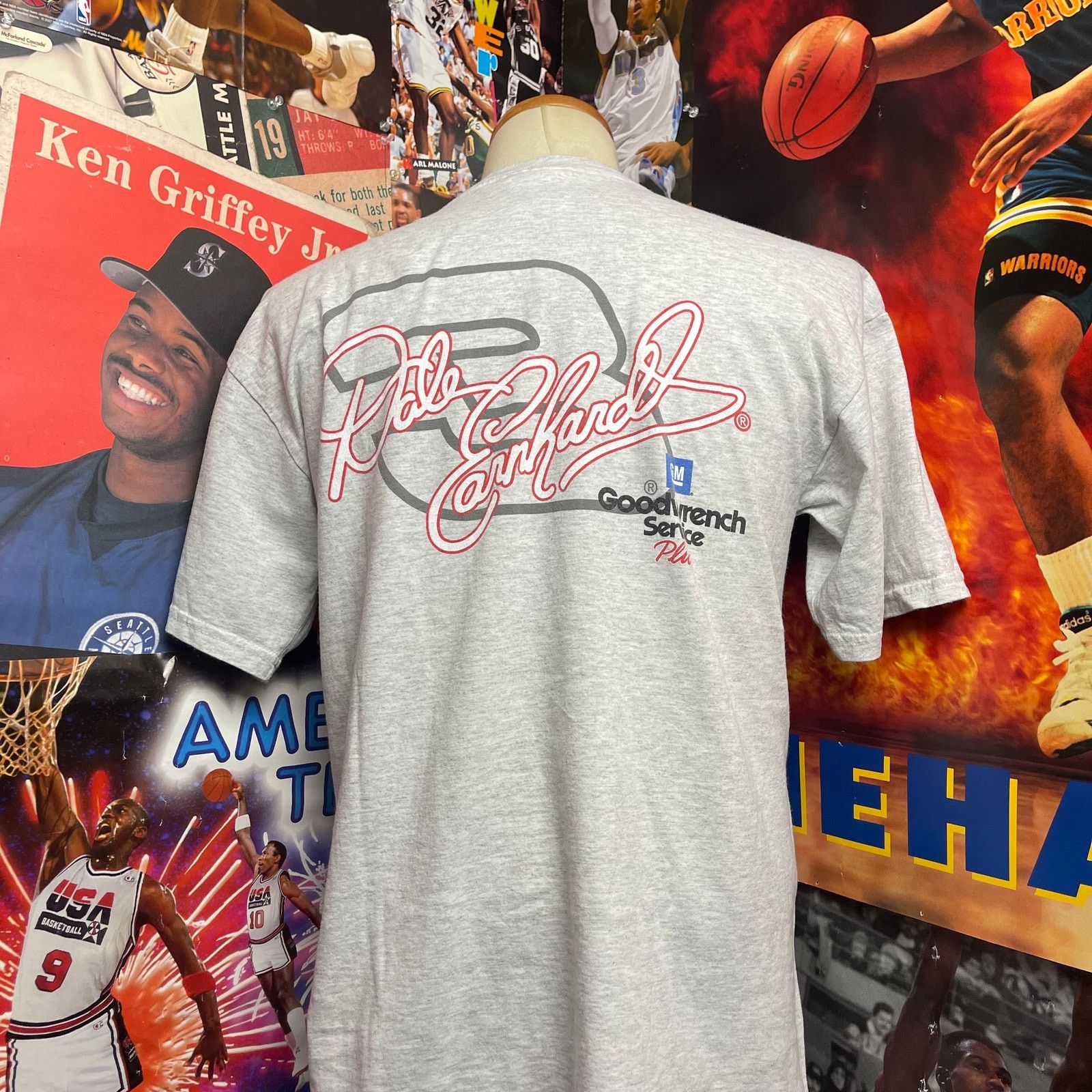 Salem Sportswear Vintage Nascar Dale Earnhardt Goodwrench Service Racing Tee Size US M / EU 48-50 / 2 - 5 Thumbnail