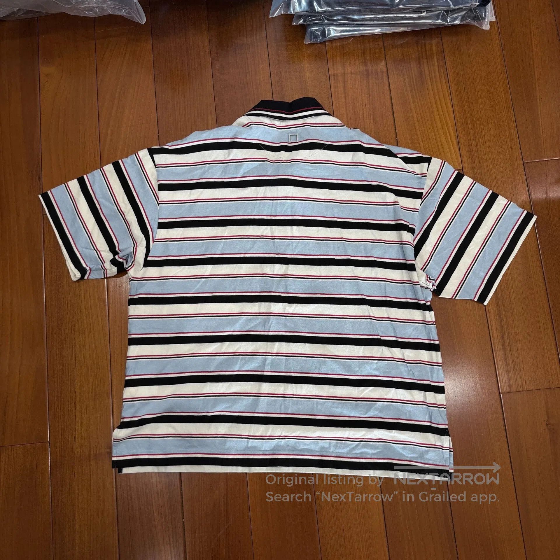 Wooyoungmi Wooyoungmi Striped Oversized Polo Short. Size US S / EU 44-46 / 1 - 2 Thumbnail
