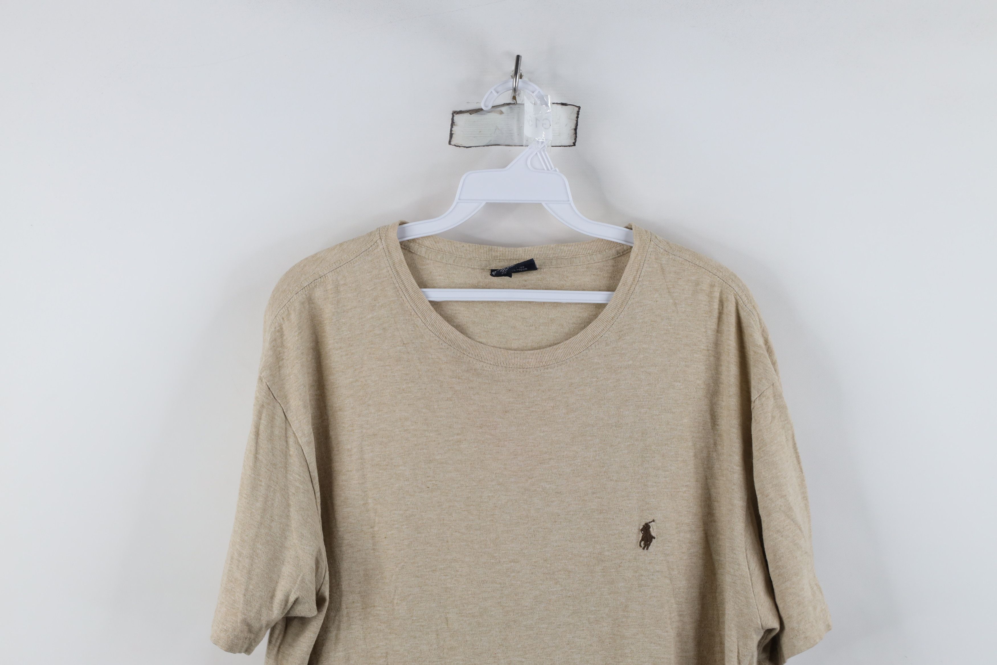 Ralph Lauren Vintage 90s Ralph Lauren Short Sleeve T-Shirt Heather Brown Size US M / EU 48-50 / 2 - 2 Thumbnail