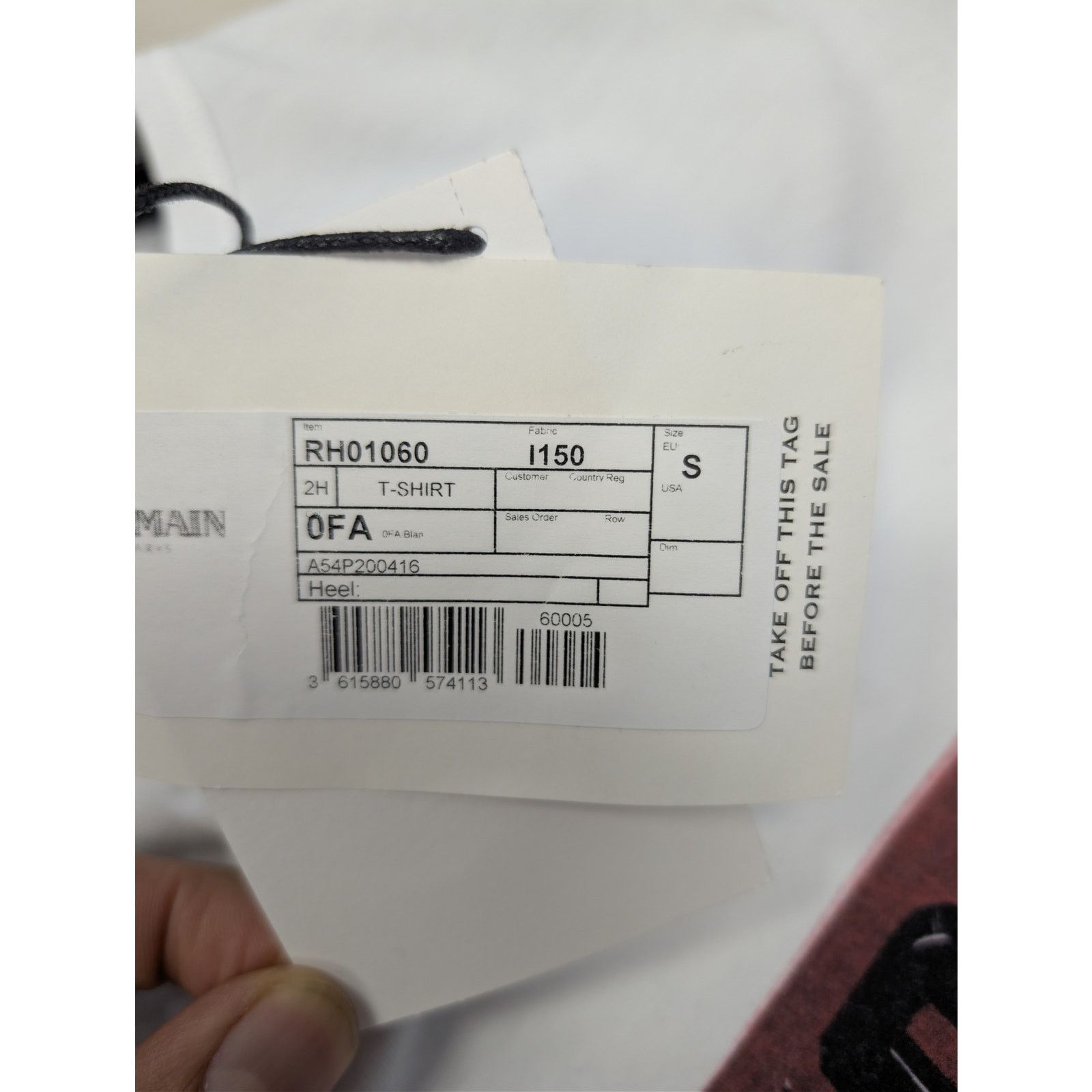 Balmain o1rshd1 Dangerous Print Cotton Crewneck T-Shirt in White Size US S / EU 44-46 / 1 - 20 Thumbnail