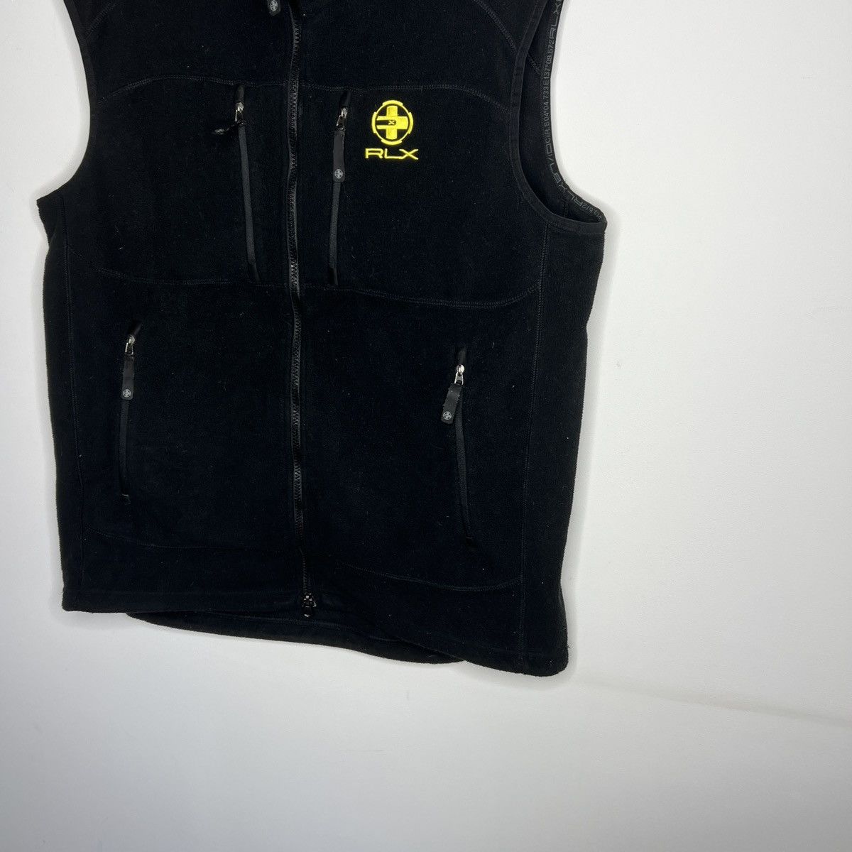 Polo Ralph Lauren × Vintage Vintage Polo Sport Ralph Lauren Black Fleece Vest Size US XL / EU 56 / 4 - 2 Thumbnail