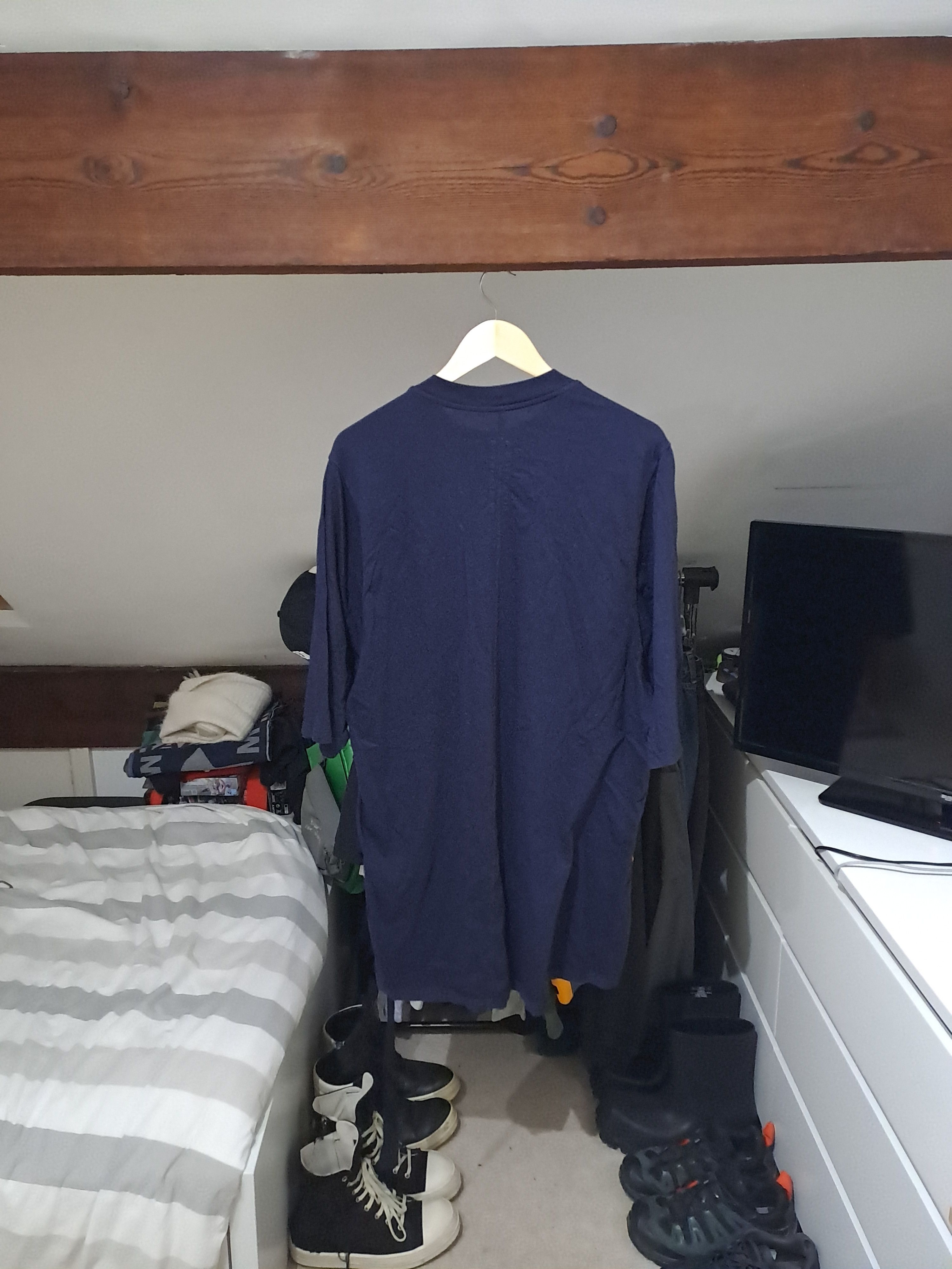 Rick Owens Drkshdw Rick Owens Drkshdw Indigo Jumbo T-Shirt Size US M / EU 48-50 / 2 - 2 Thumbnail