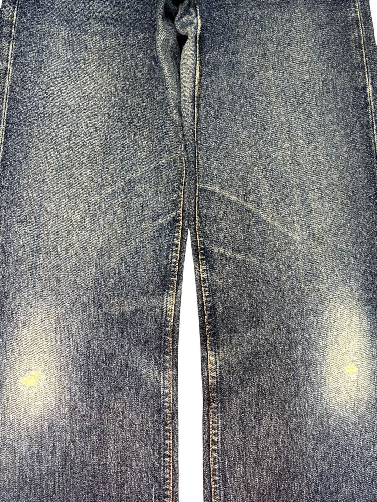 Levi's Vintage 90s Levis 504 Distressed Wideleg Baggy Jeans Size US 27 - 3 Thumbnail