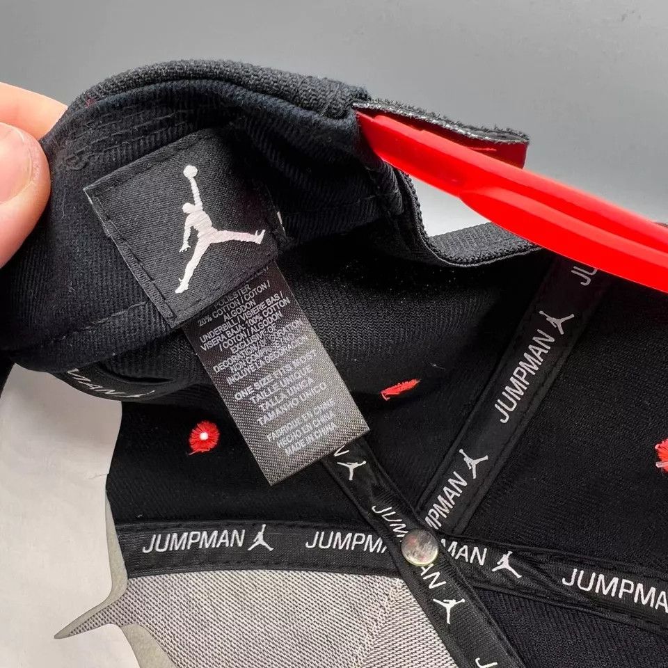 Jordan Brand Air Jordan Hat Men Embroidered Logo Jumpman Snap Back Cap Size ONE SIZE - 7 Thumbnail