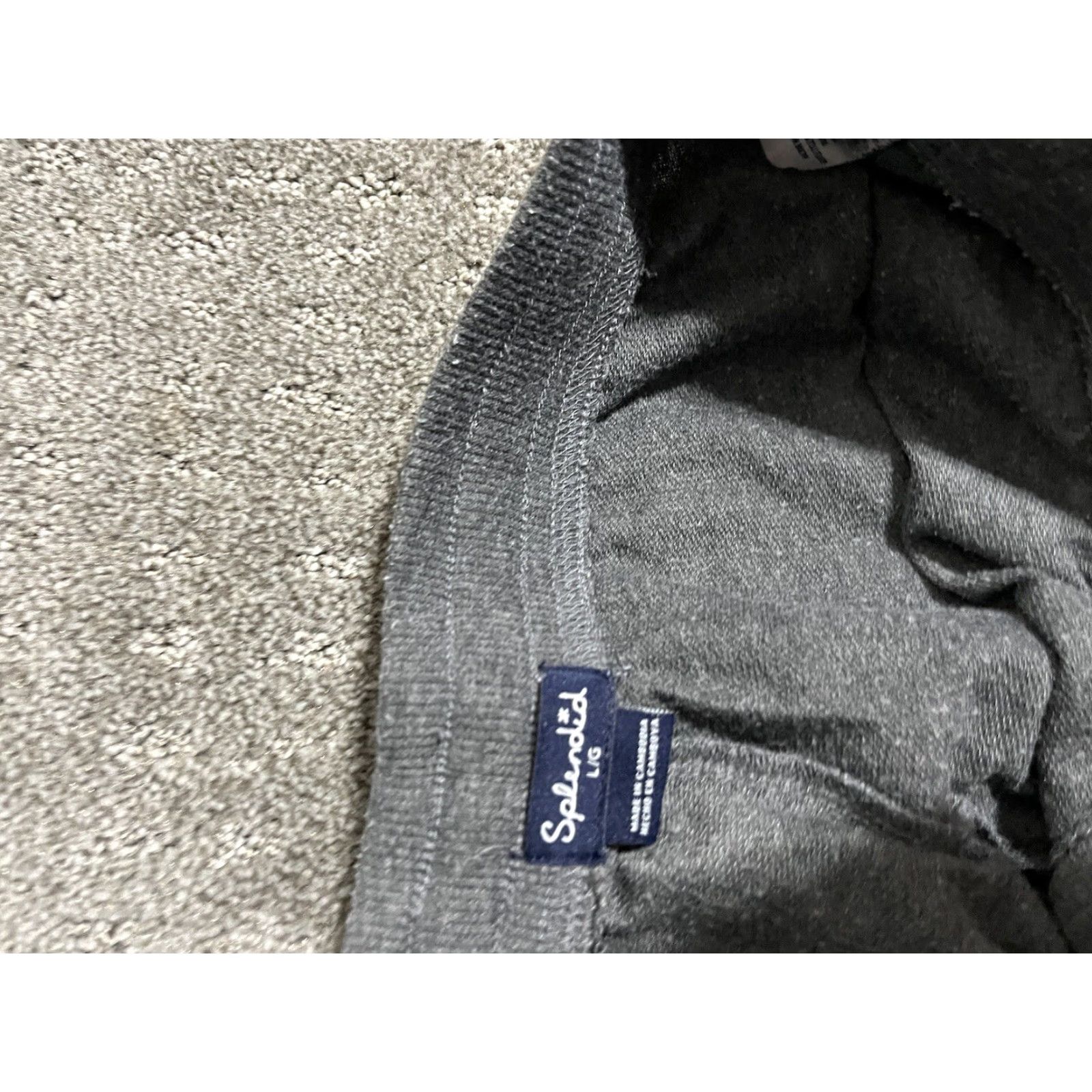 Splendid Splendid Women's Jogger Pants Gray Brown Cheetah Print Large Adjustable Waist Casual Size 36" / US 14 / IT 50 - 5 Thumbnail