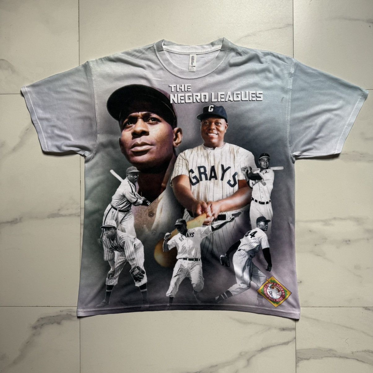 Jerzees Rare! The Negro Leagues All Stars T-Shirt Size US XL / EU 56 / 4 - 2 Thumbnail