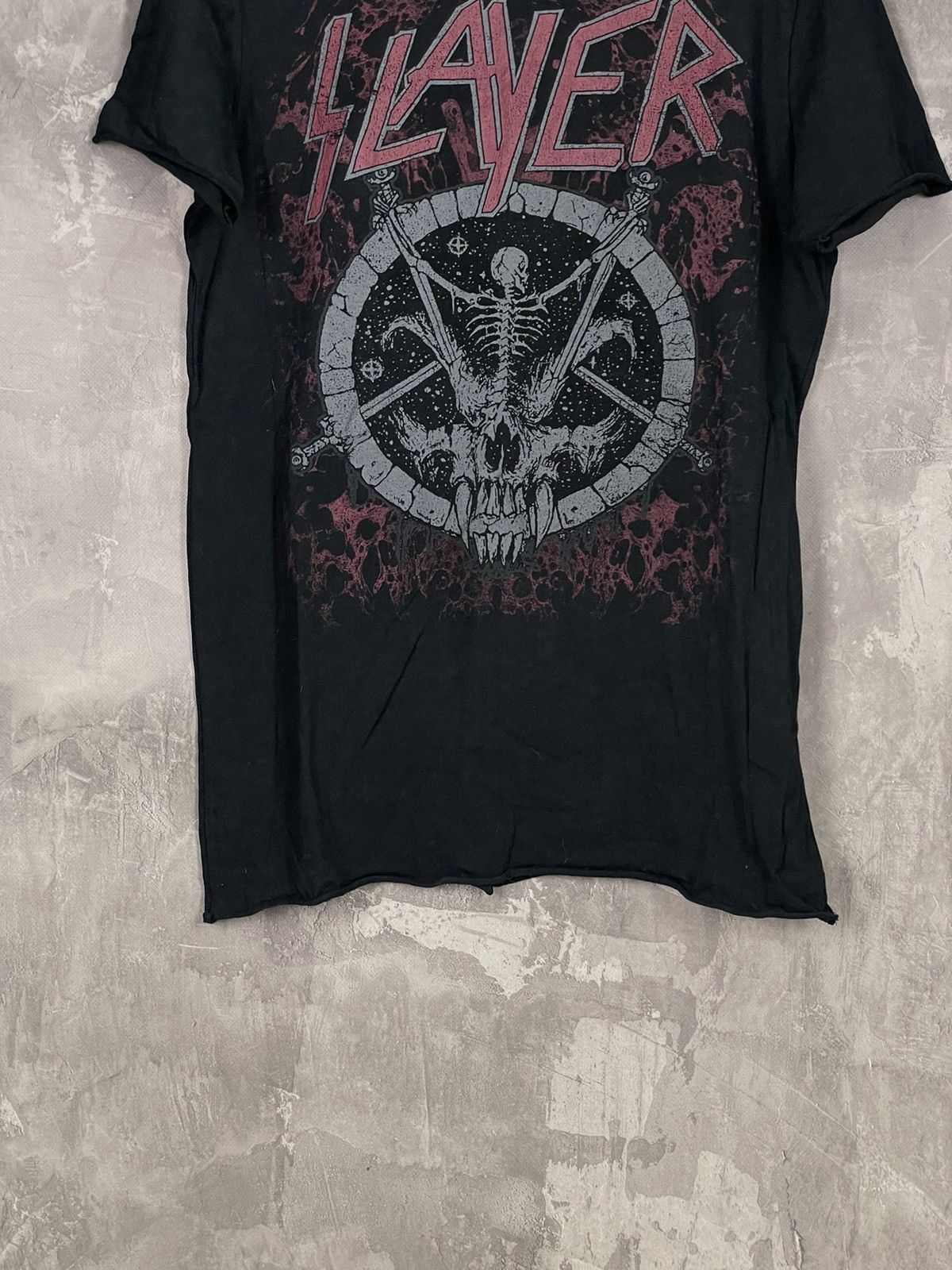 Slayer × Vintage VERY RARE SLAYER ROCK T-SHIRT BAND METAL PUNK 90s Y2K RETRO Size US S / EU 44-46 / 1 - 4 Thumbnail