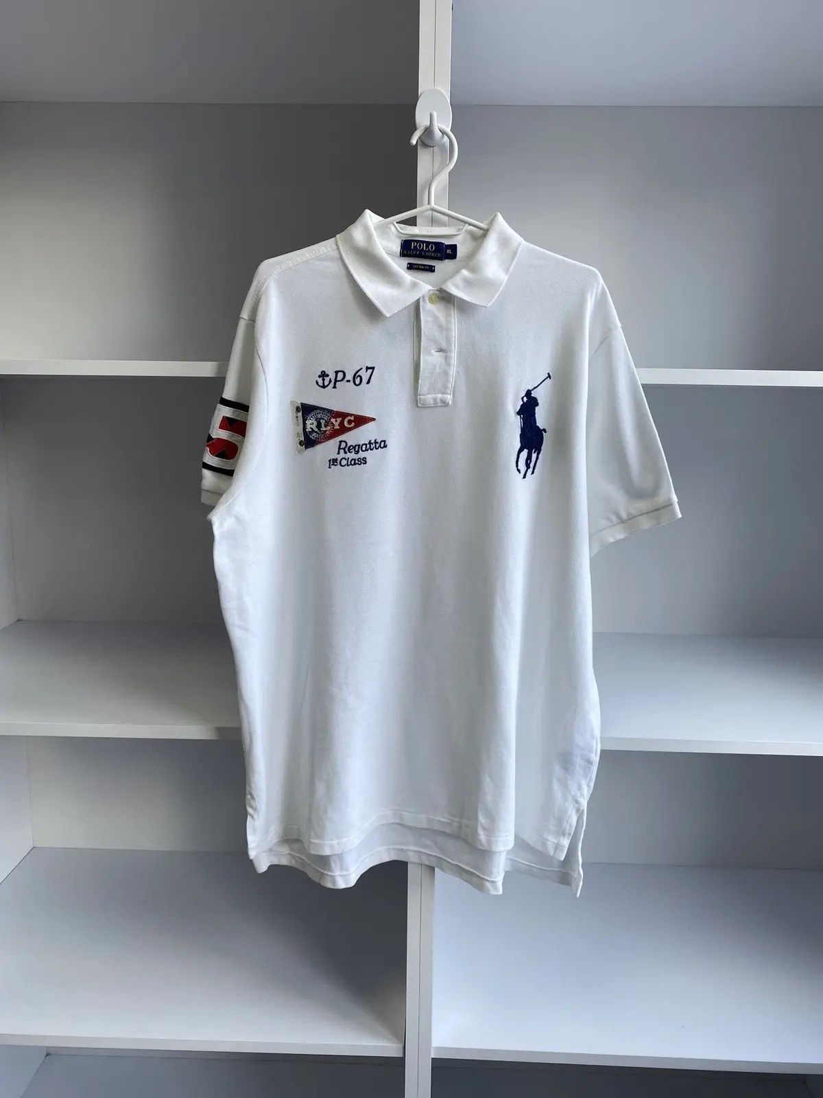 Polo Ralph Lauren × Vintage Vintage Polo Ralph Lauren Polo tee Size US XL / EU 56 / 4 - 1 Thumbnail
