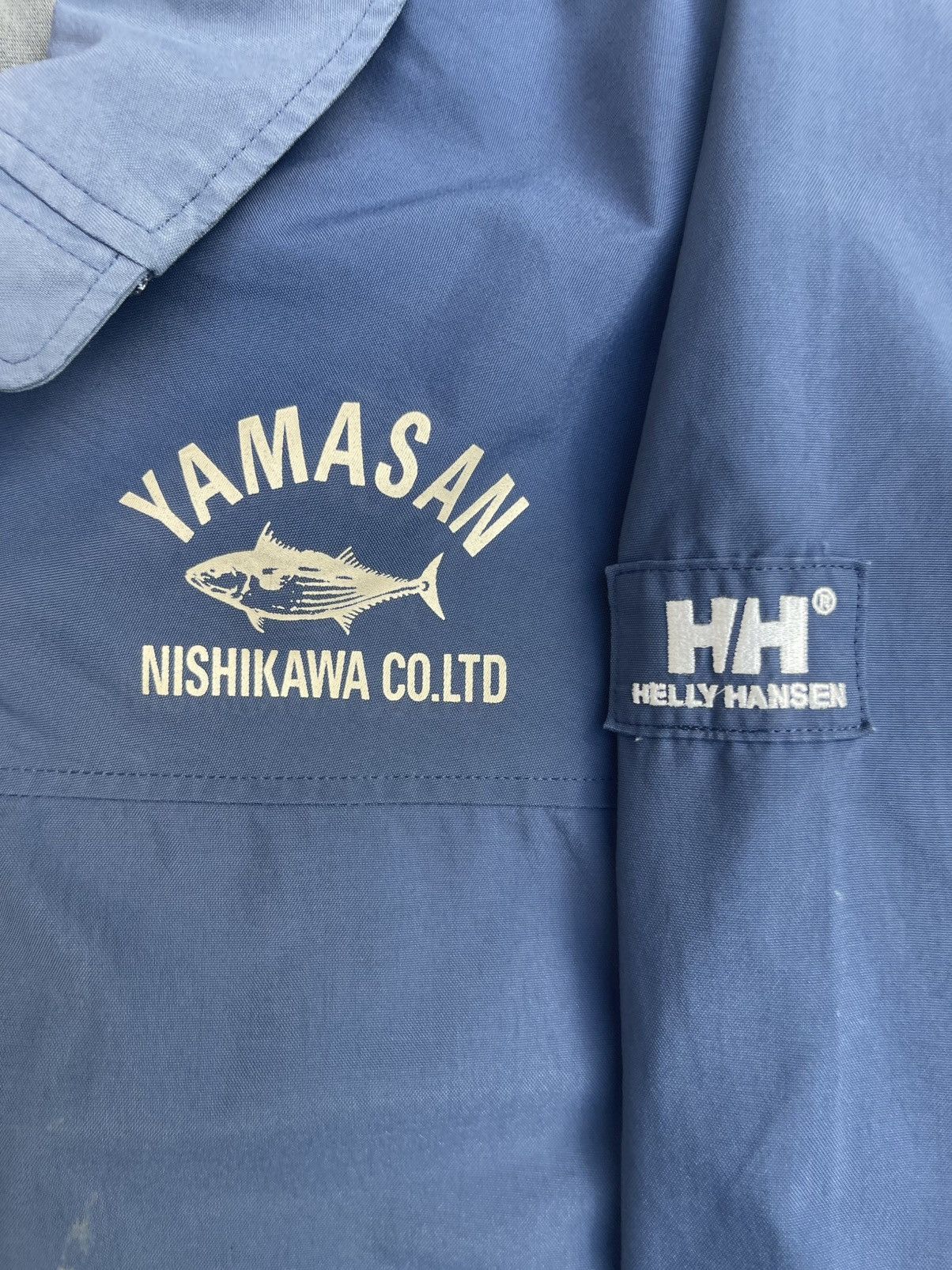 Helly Hansen × Japanese Brand × Vintage Helly Hansen Yamasa Work Jacket - Japanese Fishing Logo Size US L / EU 52-54 / 3 - 6 Thumbnail