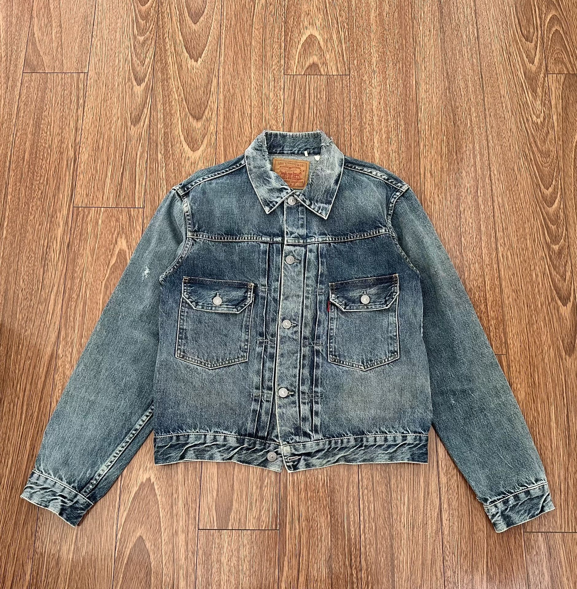 Levi's Vintage Clothing Levi's LVC Vintage Distressed Selvedge Denim Jacket 507 Size US S / EU 44-46 / 1 - 1 Thumbnail