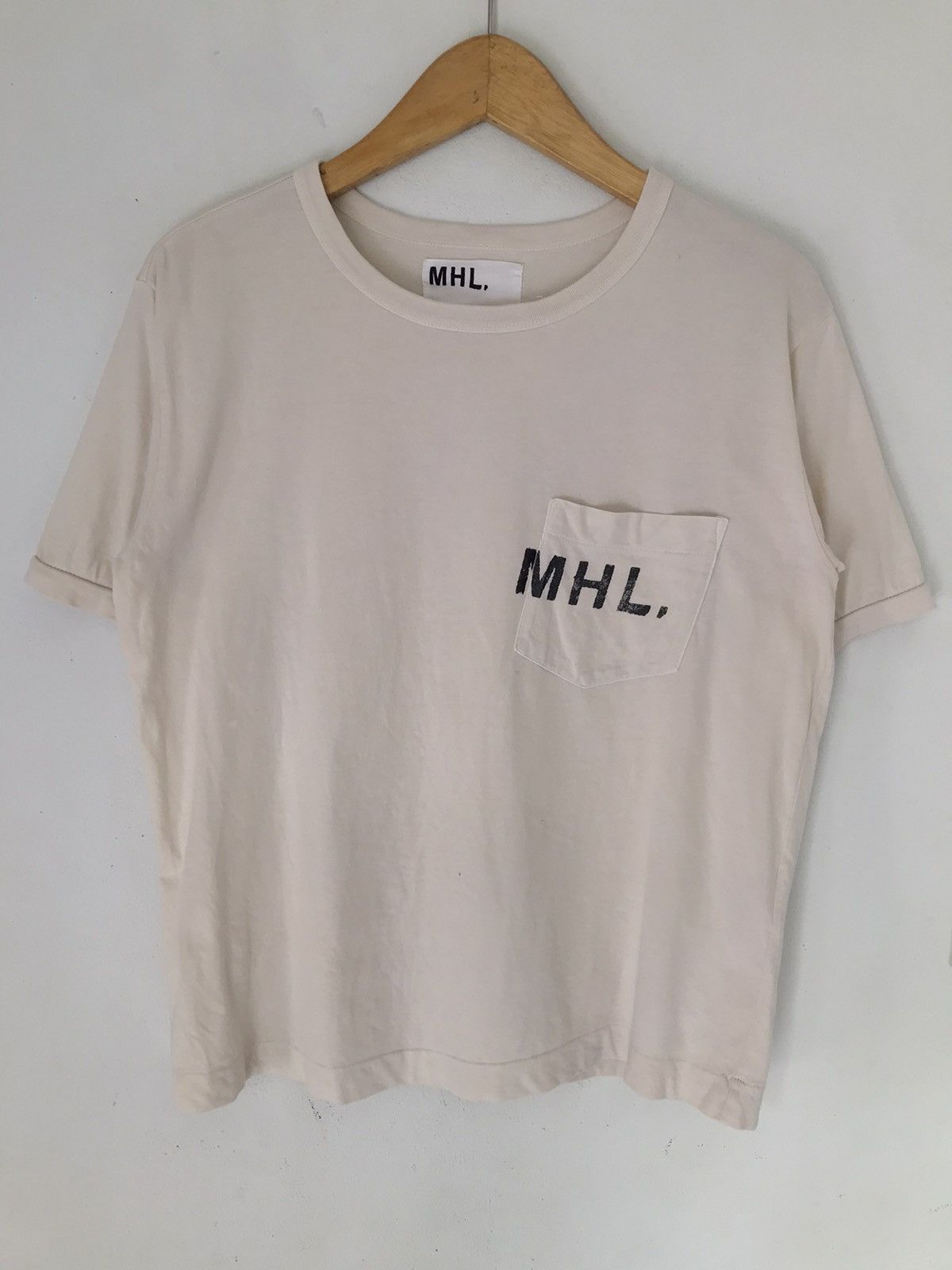 Margaret Howell MHL Logo On Pocket tee Size US M / EU 48-50 / 2 - 1 Thumbnail