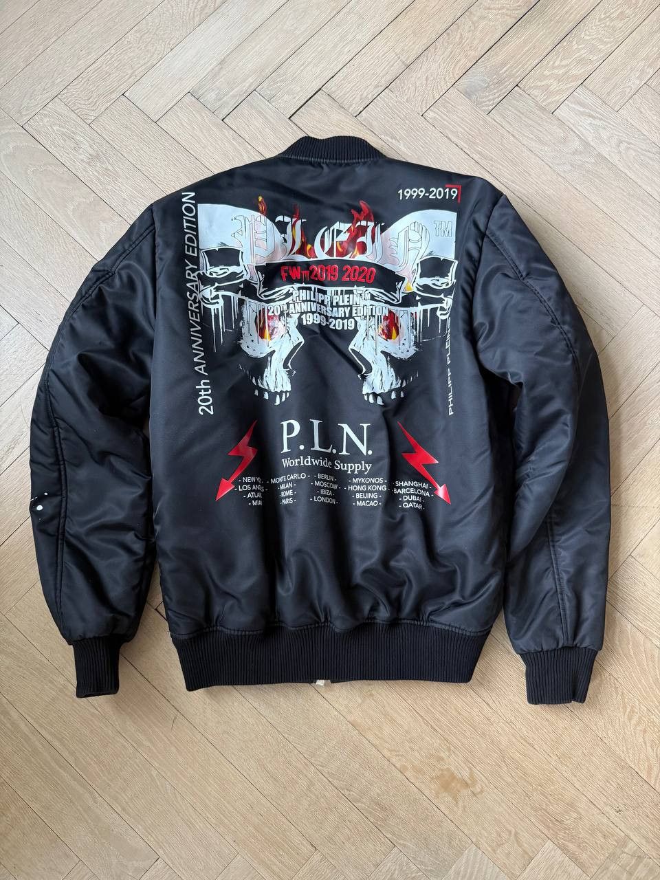 Philipp Plein Black Philipp Plein bomber jacket Size US XL / EU 56 / 4 - 3 Thumbnail