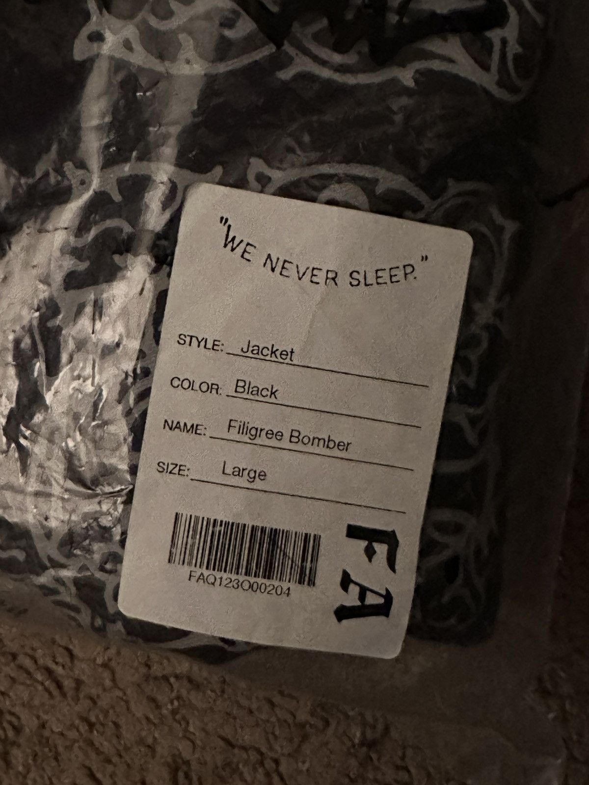 Fucking Awesome Fa filigree bomber jacket Size US L / EU 52-54 / 3 - 5 Thumbnail
