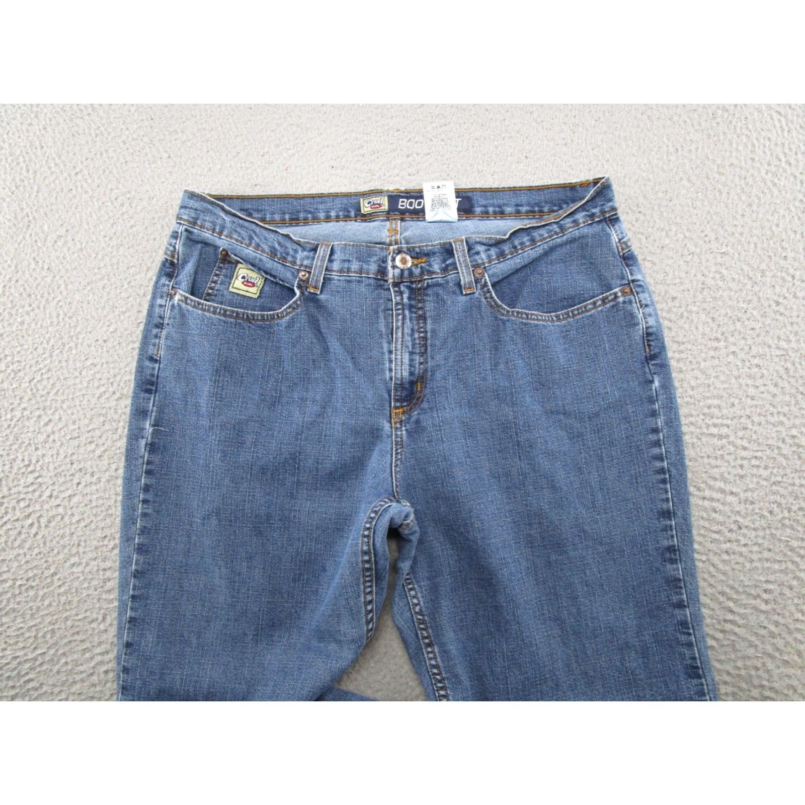 Vintage VINTAGE Cruel Girl Boot Cut Jeans Women's Size 17 R Blue Denim 5-Pocket Design Boots Size 38" / US 16 / IT 52 - 3 Thumbnail