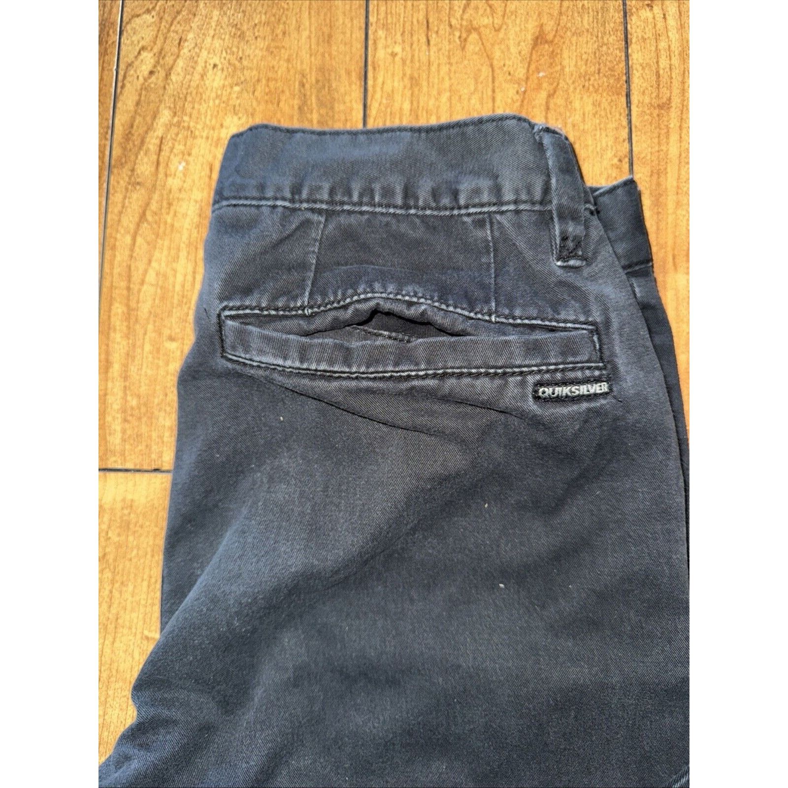 Billabong × Dickies × Quicksilver Quicksilver Chino Pants Black 28x29 Size US 28 / EU 44 - 2 Thumbnail