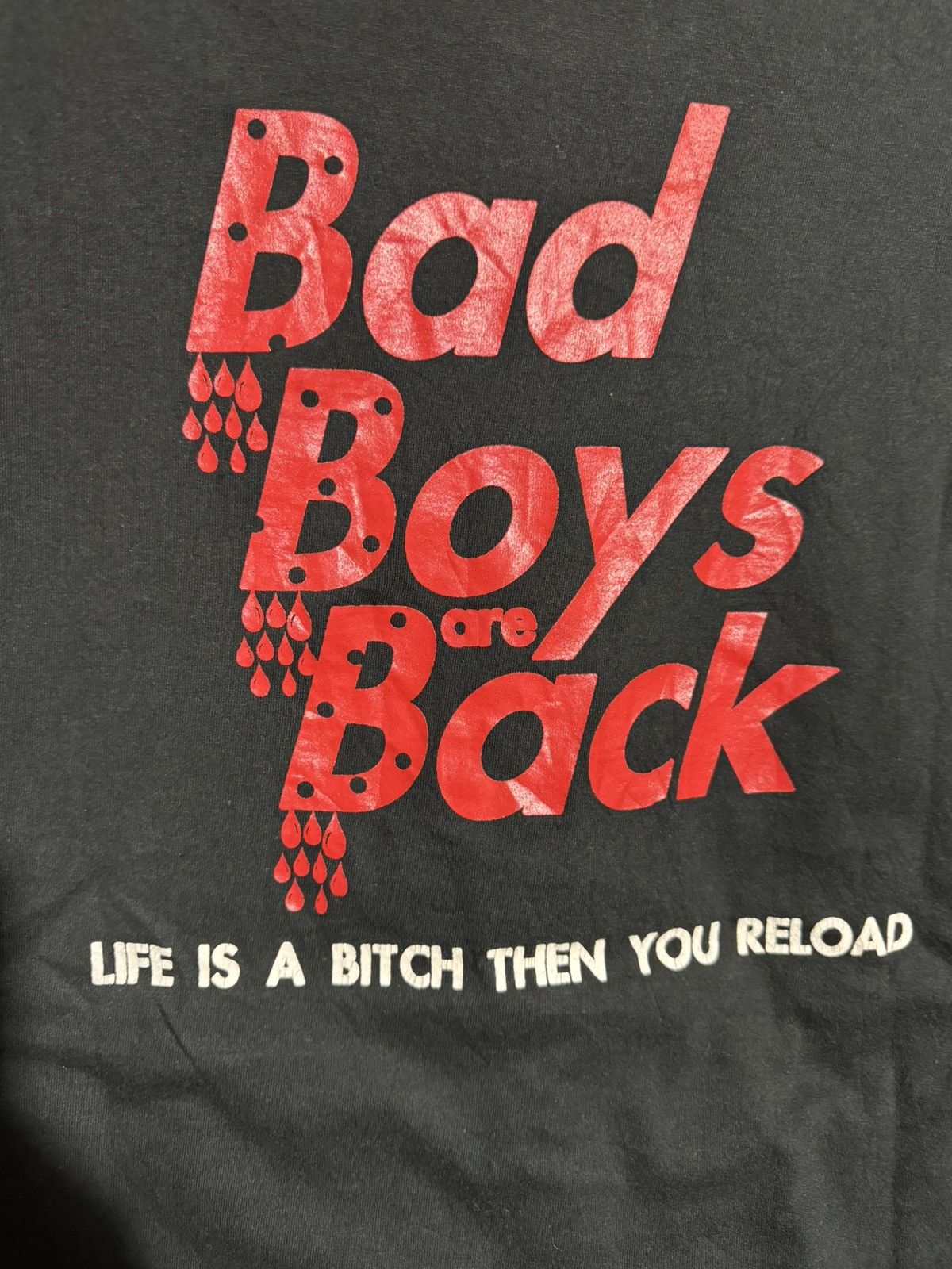 Vintage Vintage Bad Boys Are Back Single Stitch Baggy Fit CL Size US XL / EU 56 / 4 - 6 Thumbnail