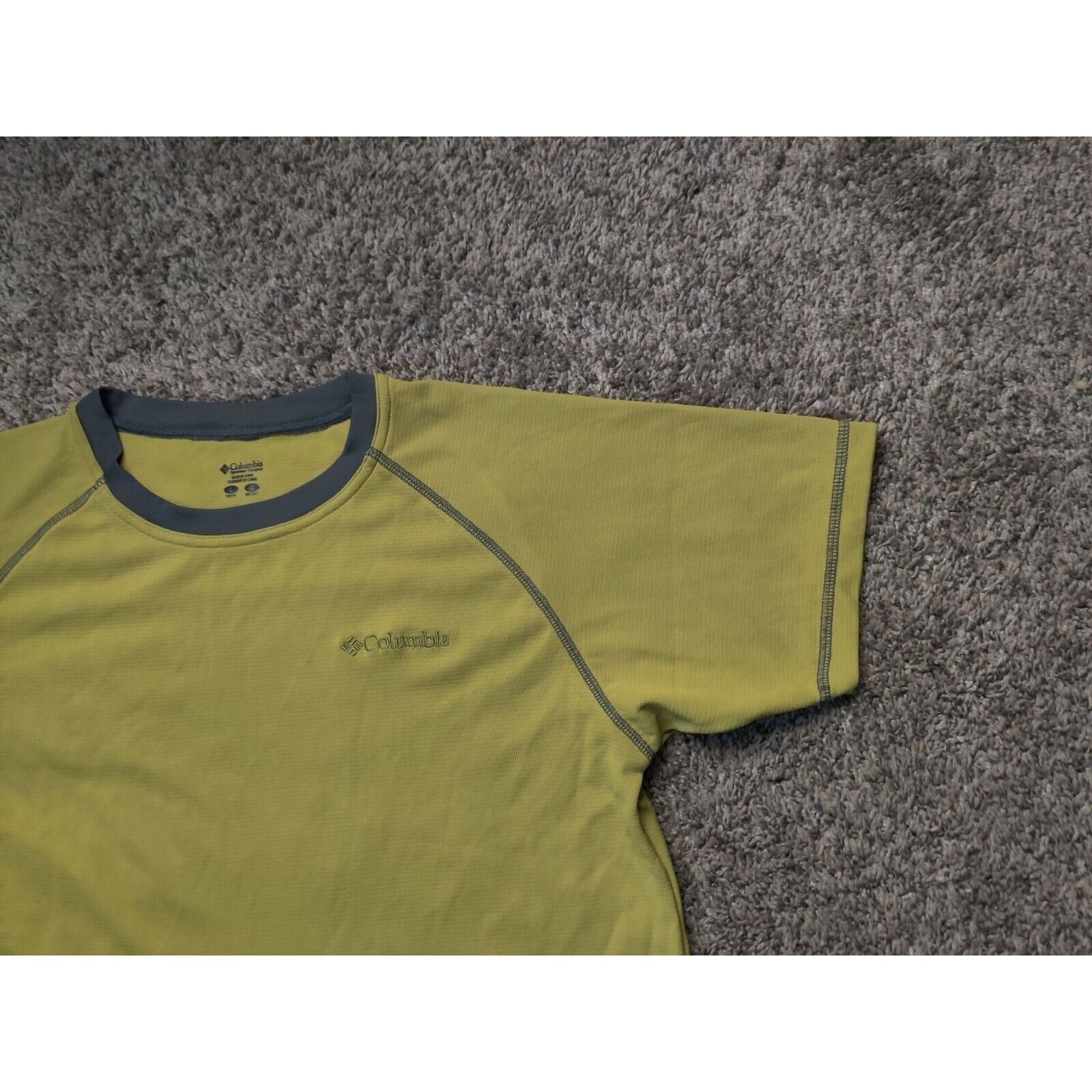 Columbia Columbia Shirt Adult Mens Large Green Omni-Shade Embroidered Size US L / EU 52-54 / 3 - 4 Thumbnail