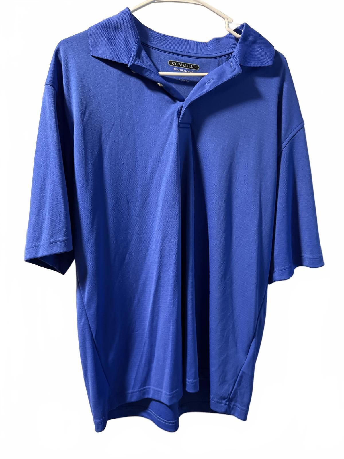 Other Cypress Club Performance Blue Polo Shirt Size L Size US L / EU 52-54 / 3 - 4 Thumbnail