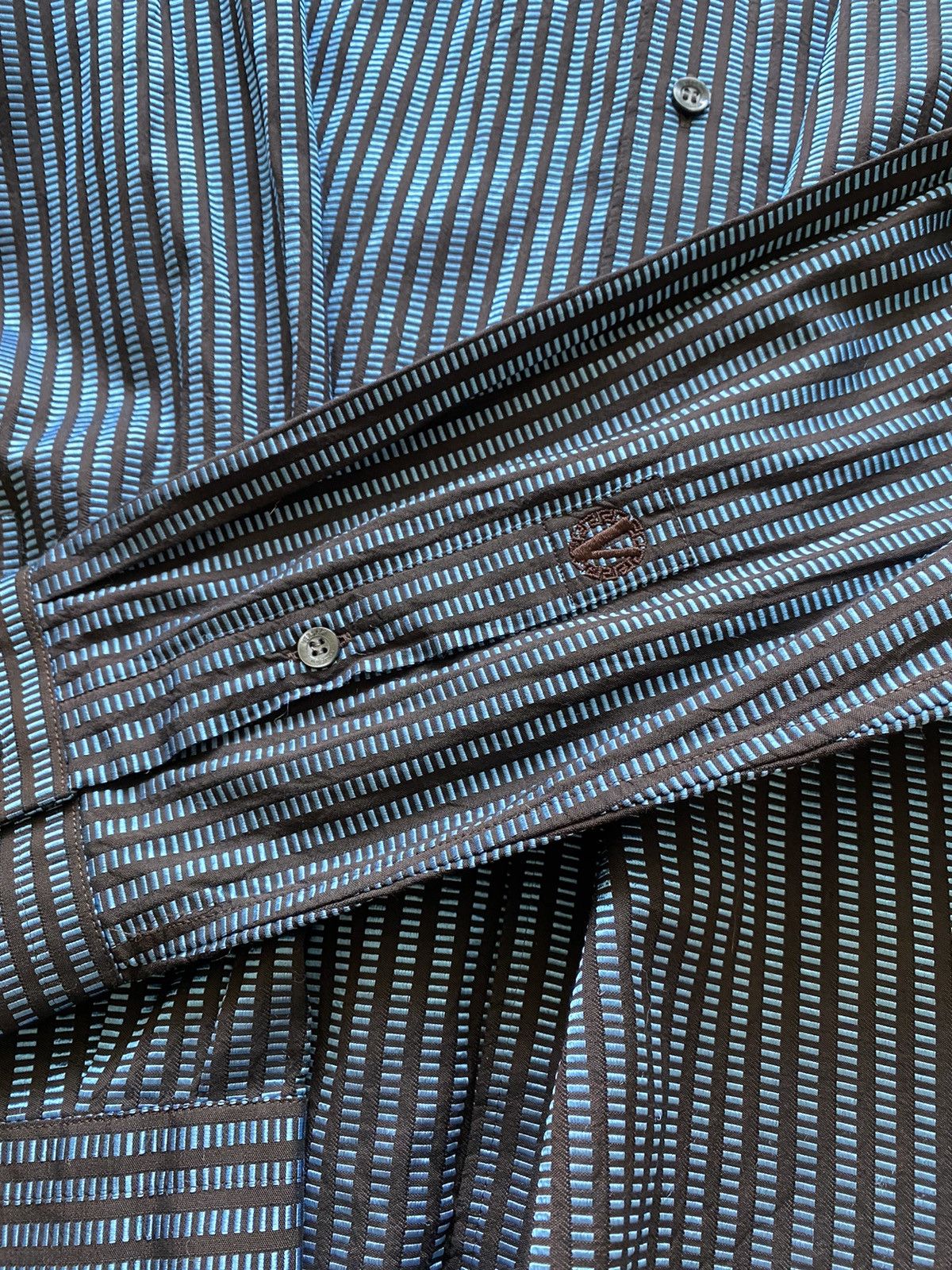 Versace Jeans Couture Versace Collection vintage Stripe L/S Button Shirt Size US M / EU 48-50 / 2 - 5 Thumbnail