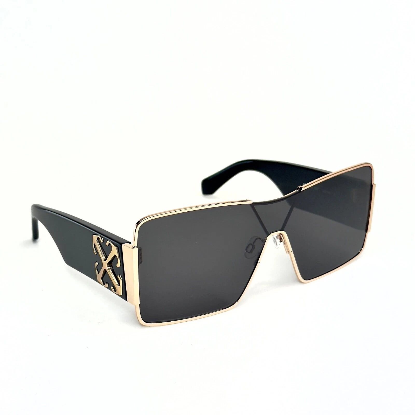 Off-White OFF-WHITE 14G OERI14G ASPEN Black Gold Unisex Mask Large Size ONE SIZE - 5 Thumbnail