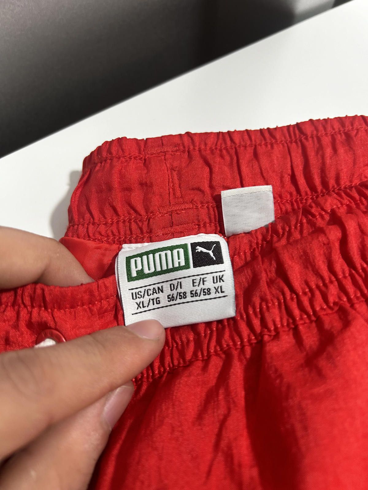 Puma Puma Red Track Pants with White Accents Size US 36 / EU 52 - 4 Thumbnail