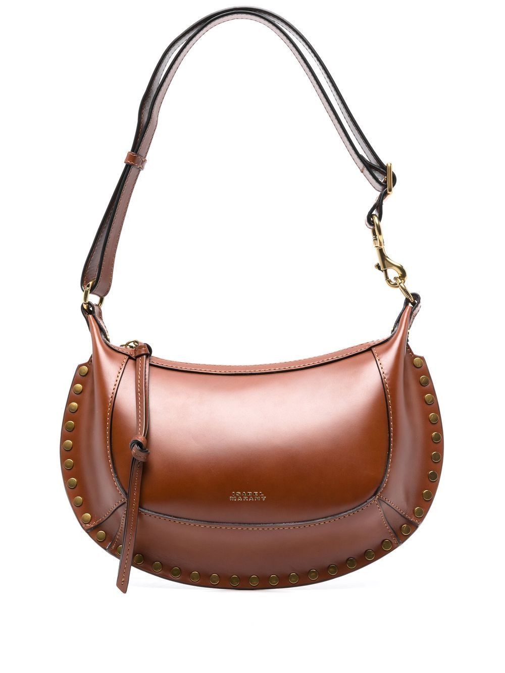 Isabel Marant Oskan Moon Leather Shoulder Bag, Women's
