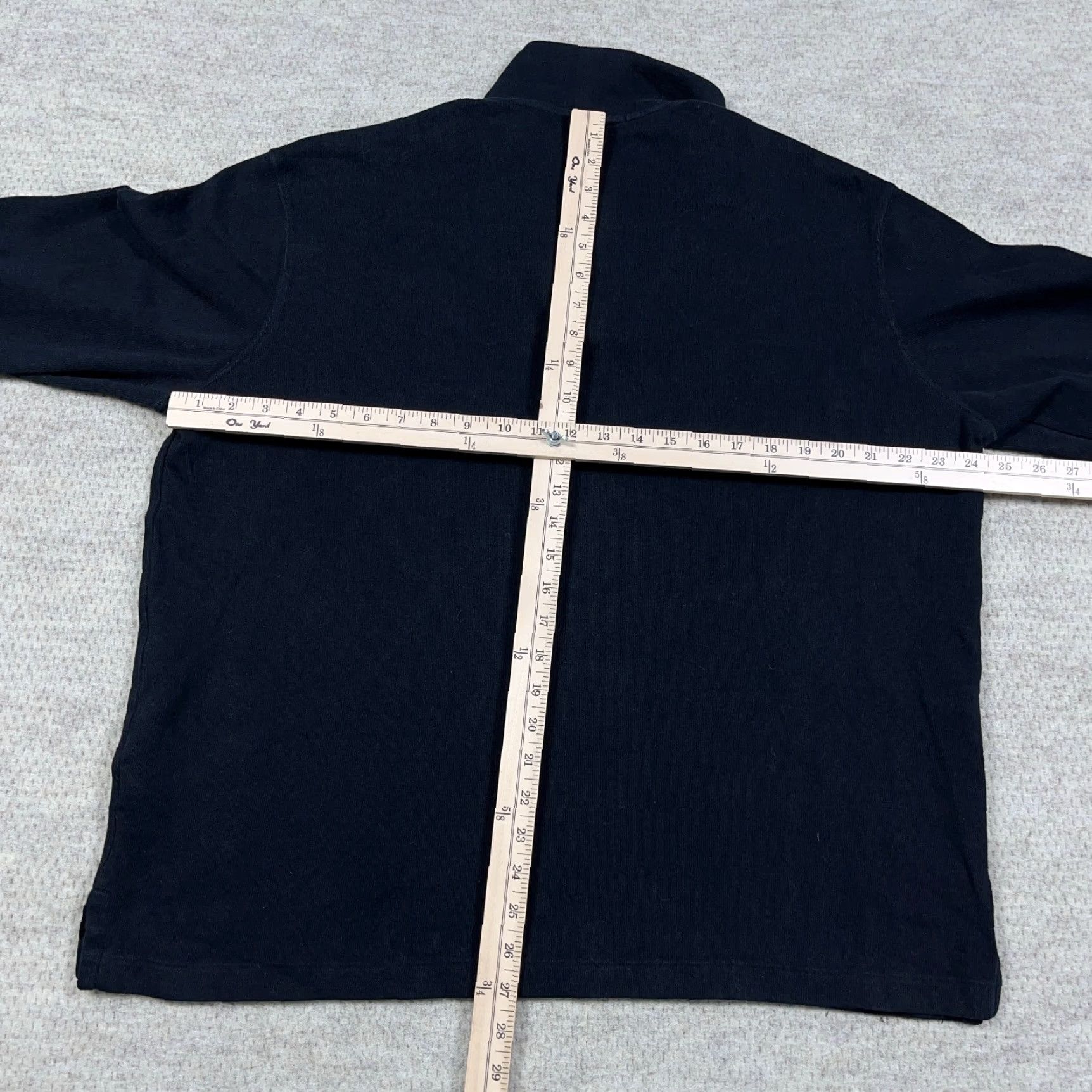 Polo Ralph Lauren Polo Ralph Lauren Sweater Men XL Black Pullover 1/4 Zip Mock Neck Logo Knit Classic Preppy Size US XL / EU 56 / 4 - 7 Thumbnail