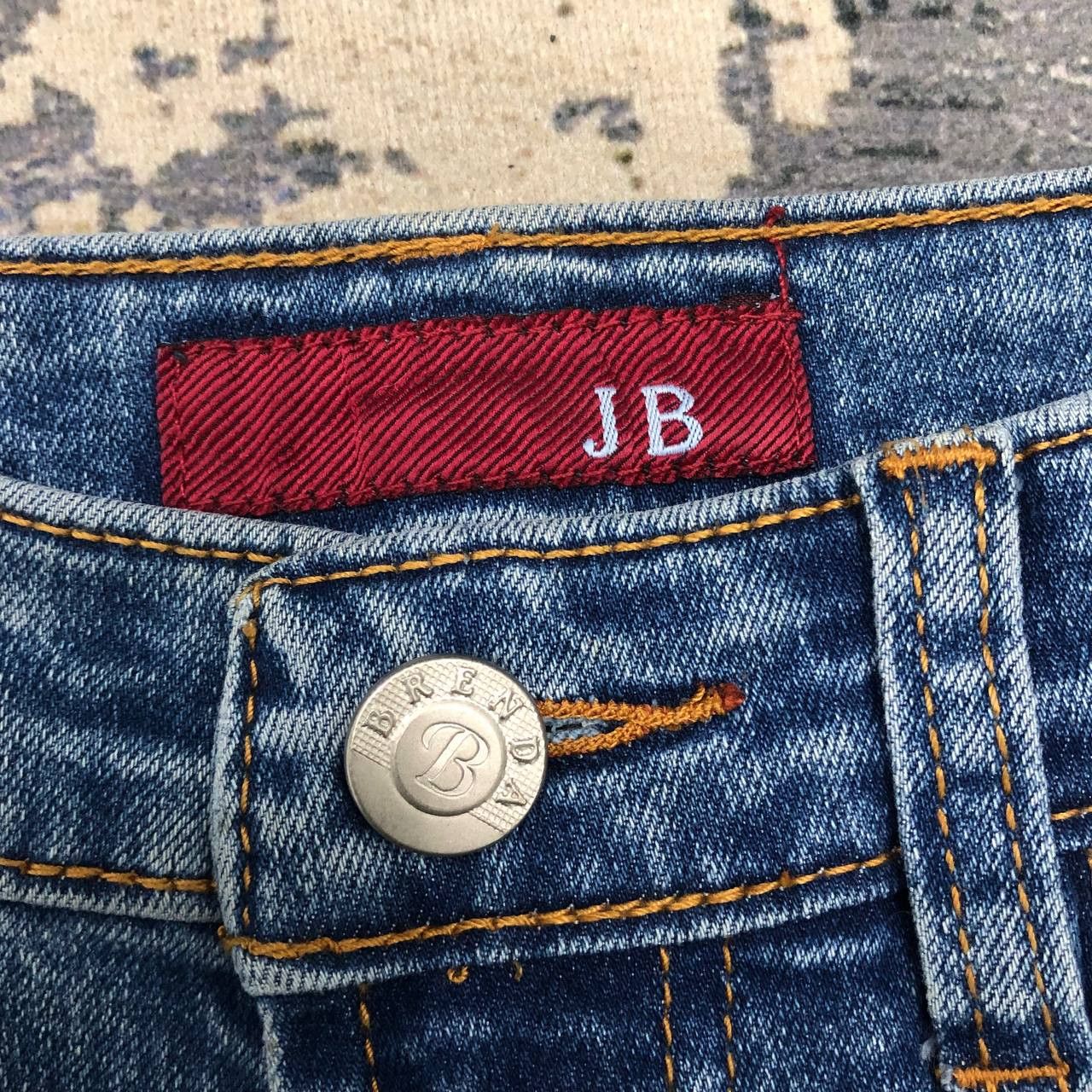 Japanese Brand P788 JB JAPAN FLARED PAINTED JEANS Size 26" / US 2 / IT 38 - 4 Thumbnail