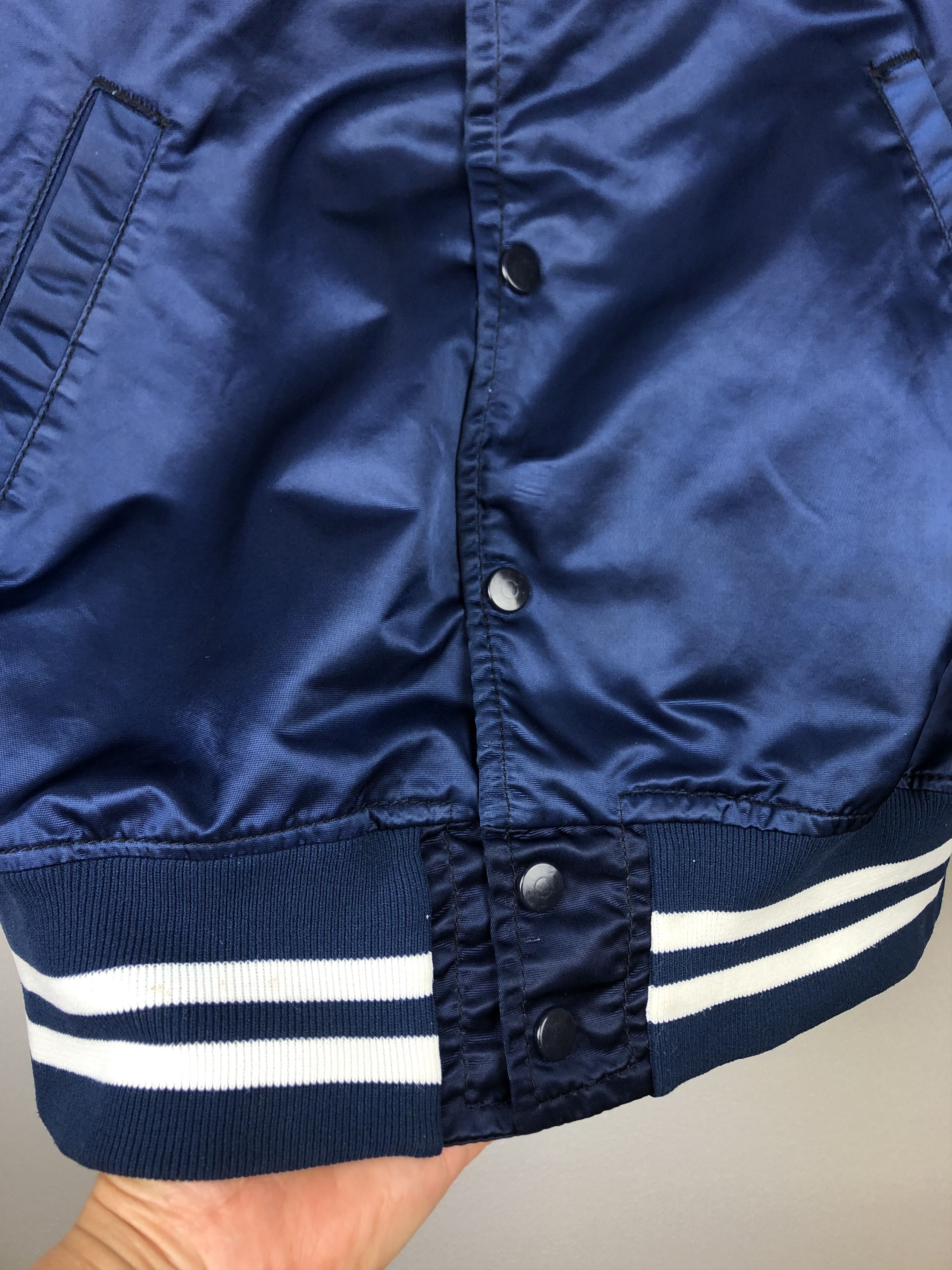 NBA Vintage 80's Charlotte Hornets Starter Satin Jacket Hype Size US XL / EU 56 / 4 - 7 Thumbnail
